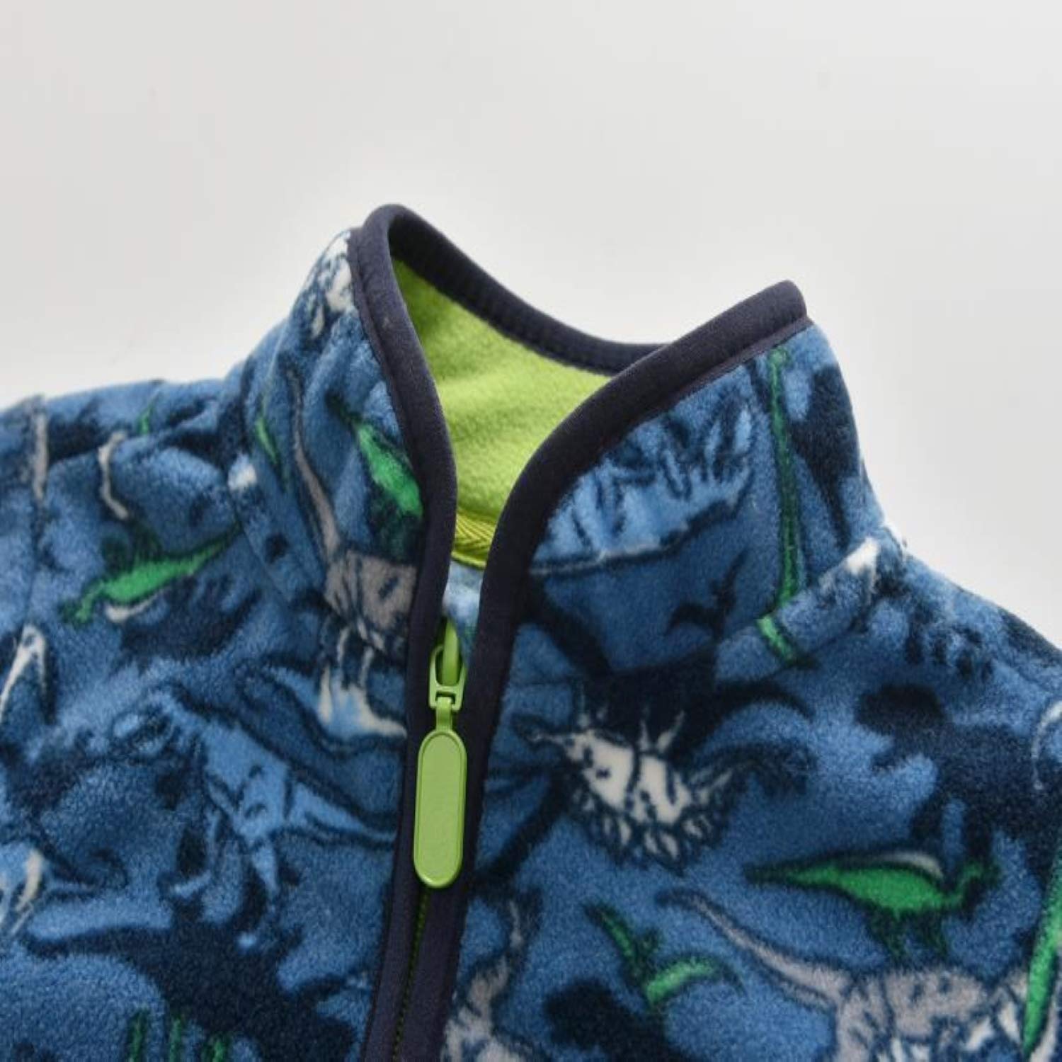 Toddler Boys' Fleece Jacket with Full Zipper - Soft Printed Outerwear for Winter & Fall - Perfect for Playdates, Preschool & Outdoor Adventures