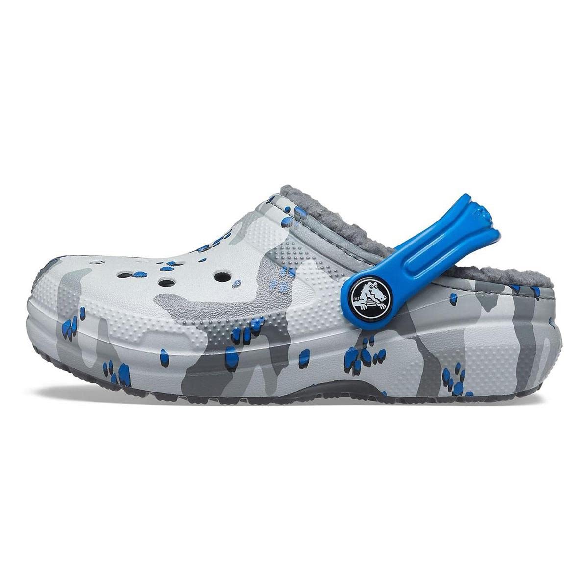 Crocs Unisex Kids' Classic Lined Camo Clog - Comfortable Winter Shoes for Boys & Girls - Perfect for Indoor & Outdoor Play, School, and Casual Wear