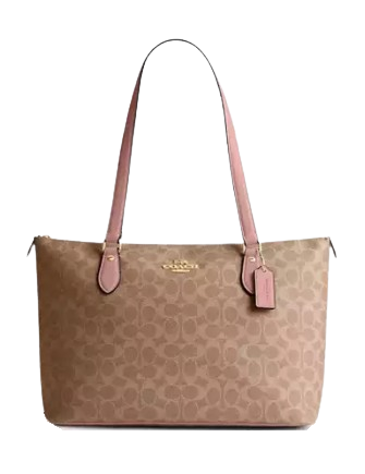 Coach Signature Canvas Gallery Tote Bag - Stylish & Durable Handbag for Women | Perfect for Work, Travel & Everyday Use