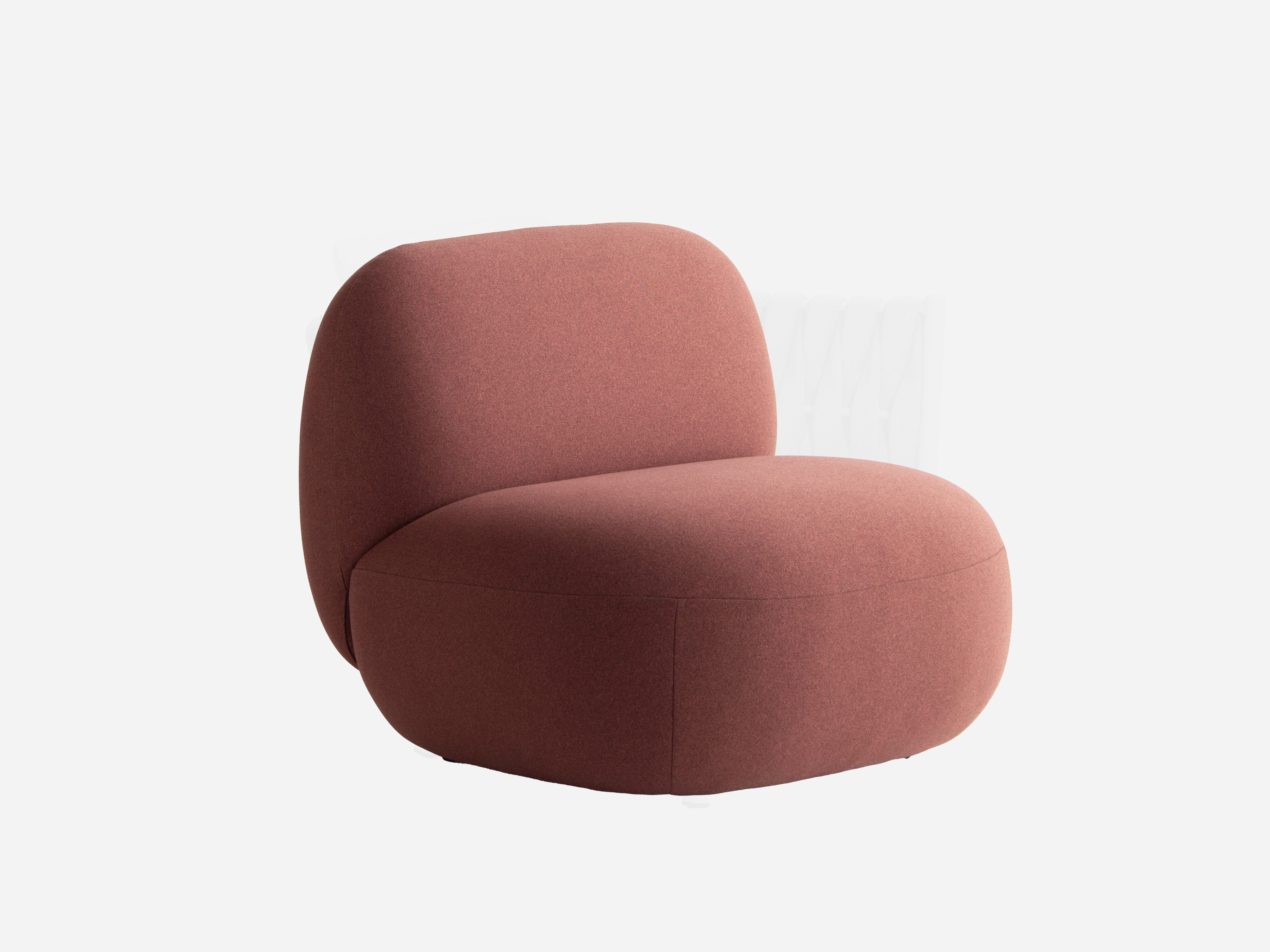 Modern Jade Green Lounge Chair - Armless Mid-Century Style Accent Chair for Living Room, Bedroom, or Office - Perfect for Relaxing, Reading, and Small Space Decor