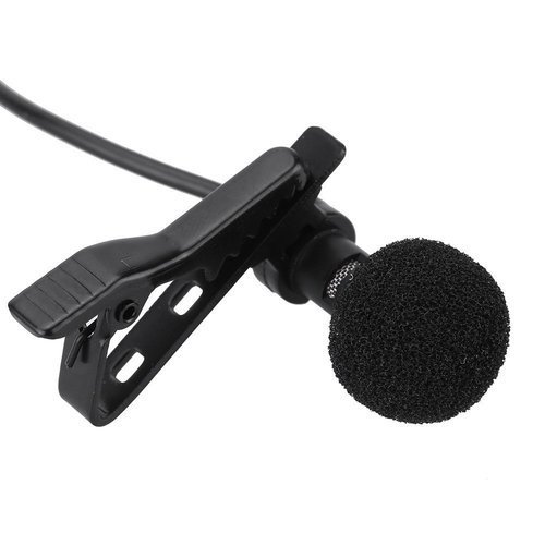 Clip On Mini Lapel Lavalier Microphone for iPhone & Computer - Perfect for Podcasting, Video Recording, Interviews, and Online Meetings