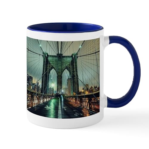 White/Navy Inside - BROOKLYN BRIDGE Mug
