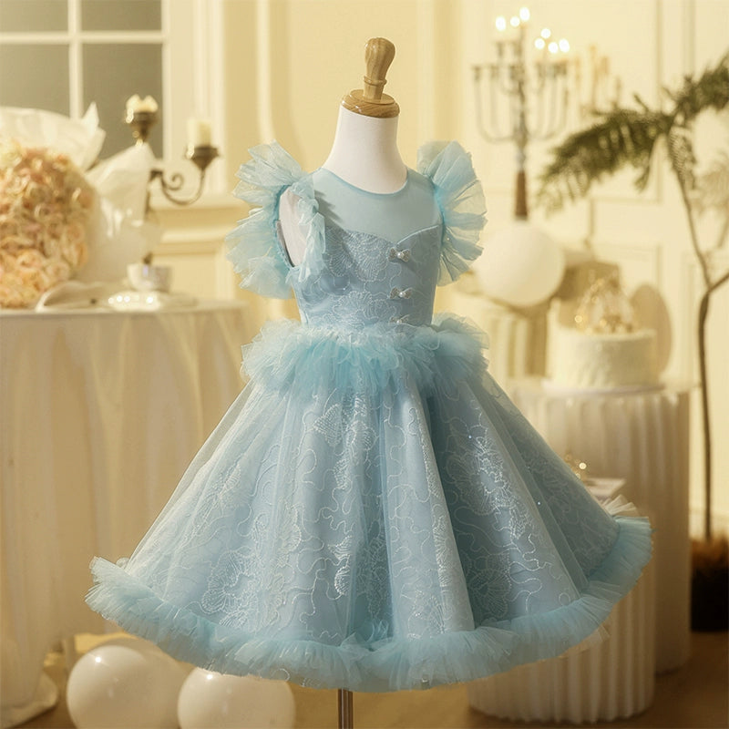Adorable Girls' Birthday Party Dress - Princess Prom Gown for Kids | Perfect for Birthday Celebrations, Pageants & Special Occasions