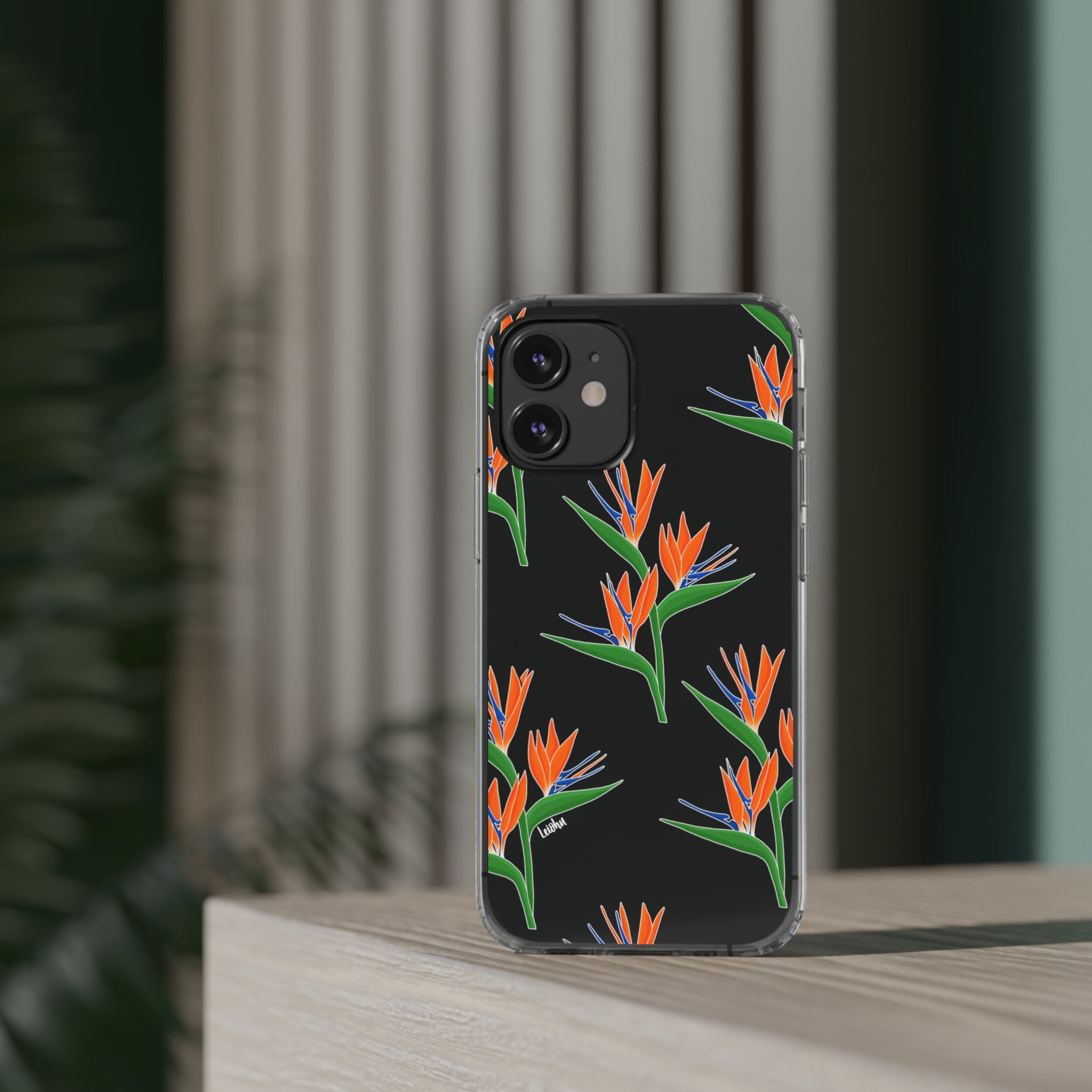 Bird of Paradise Clear Phone Case - Durable Protective Cover for iPhone & Samsung - Perfect for Nature Lovers & Tropical Style