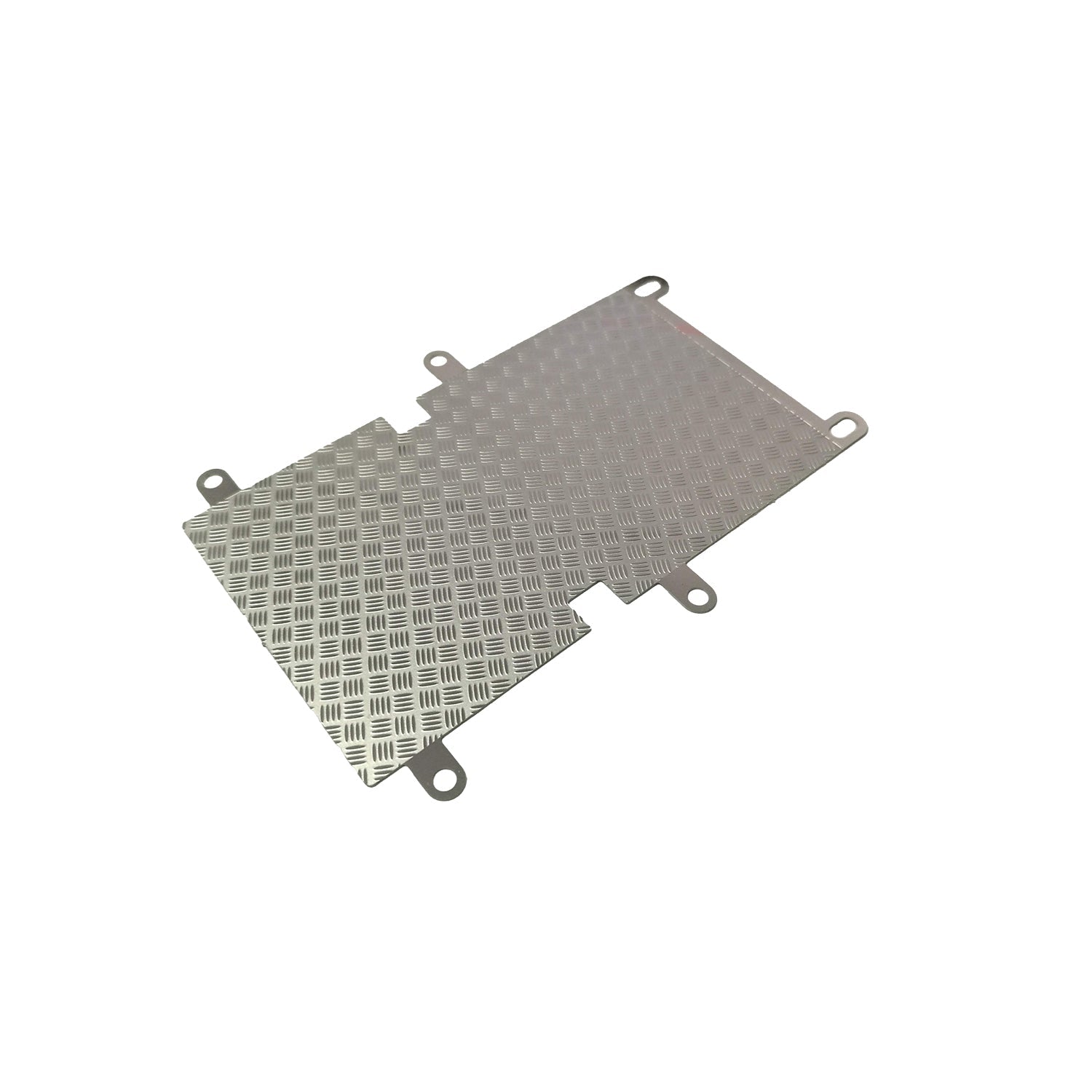 1/14 Scale Metal Anti-Skid Plate for TAMIYA RC Tractor R470 R620 Truck Models - Universal Upgrade Part for Custom RC Cars - Perfect for Off-Road Racing & Heavy-Duty Simulation
