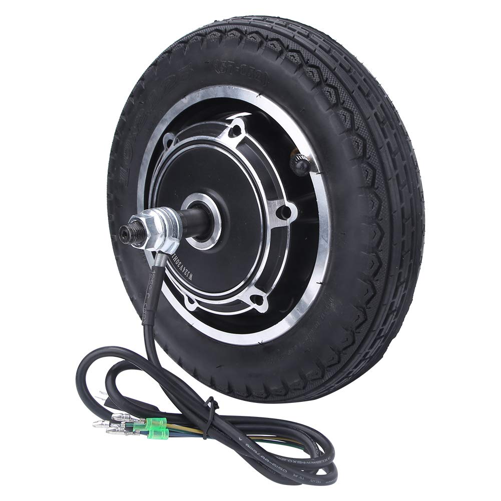 350W 10 Inch Brushless Hub Motor - Aluminum Alloy Gearless Scooter Wheel Replacement for E-Bike & Electric Scooter - Perfect for Commuting, Urban Travel & Last-Mile Delivery