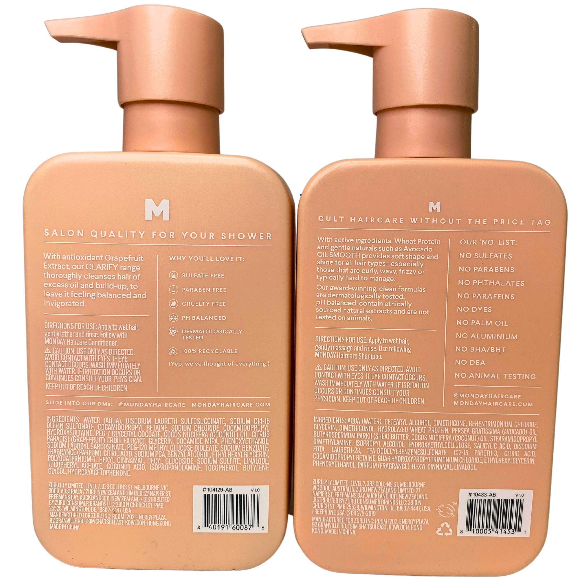 Monday 12OZ Shampoo and Conditioner Assorted Mix (50 Pcs Lot) - Hair Care Essentials for Salons, Spas & Home Use