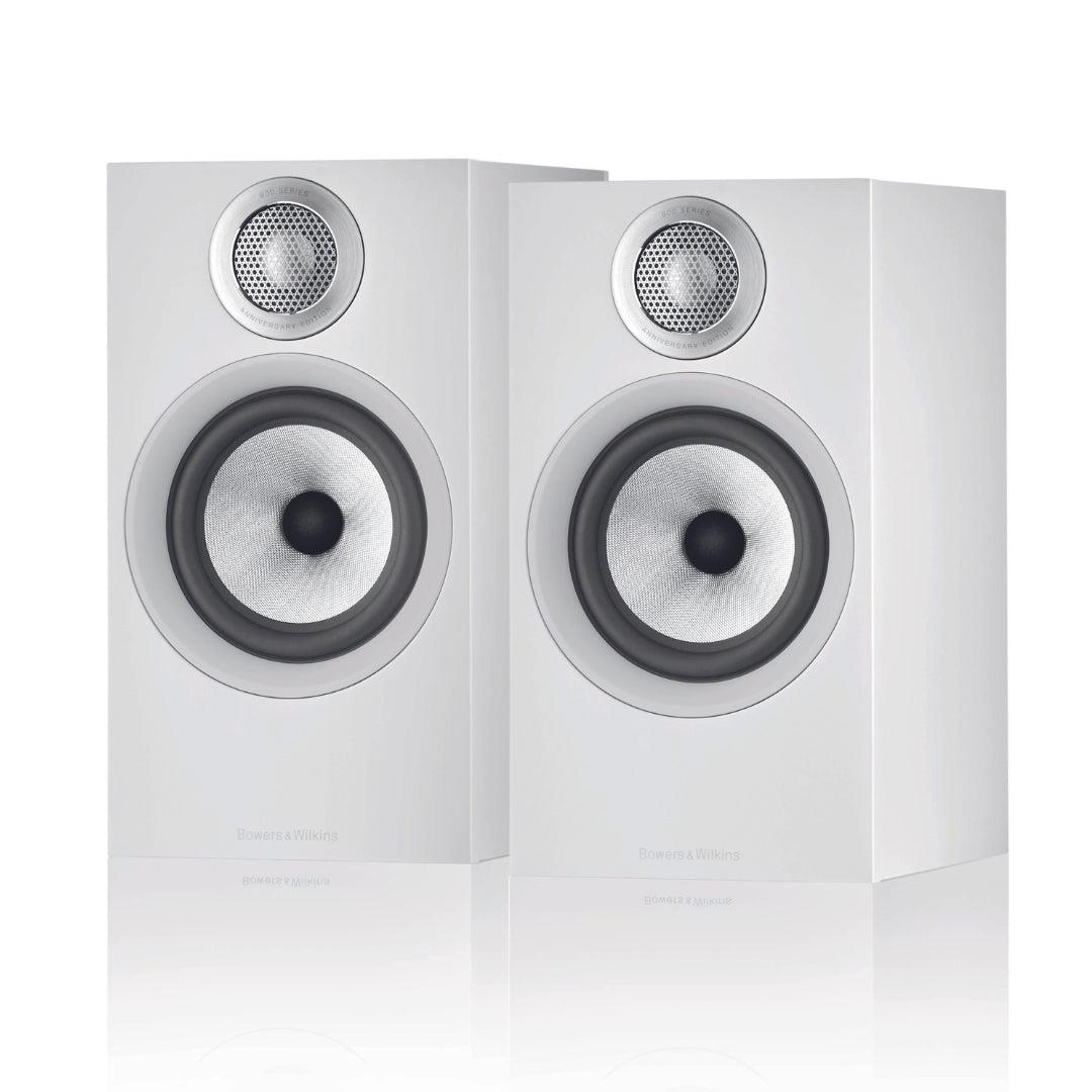 Bowers & Wilkins 607 S2 Anniversary Edition Bookshelf Speakers (Pair) - Premium HiFi Audio for Home Theater & Music Listening - B Stock Discount