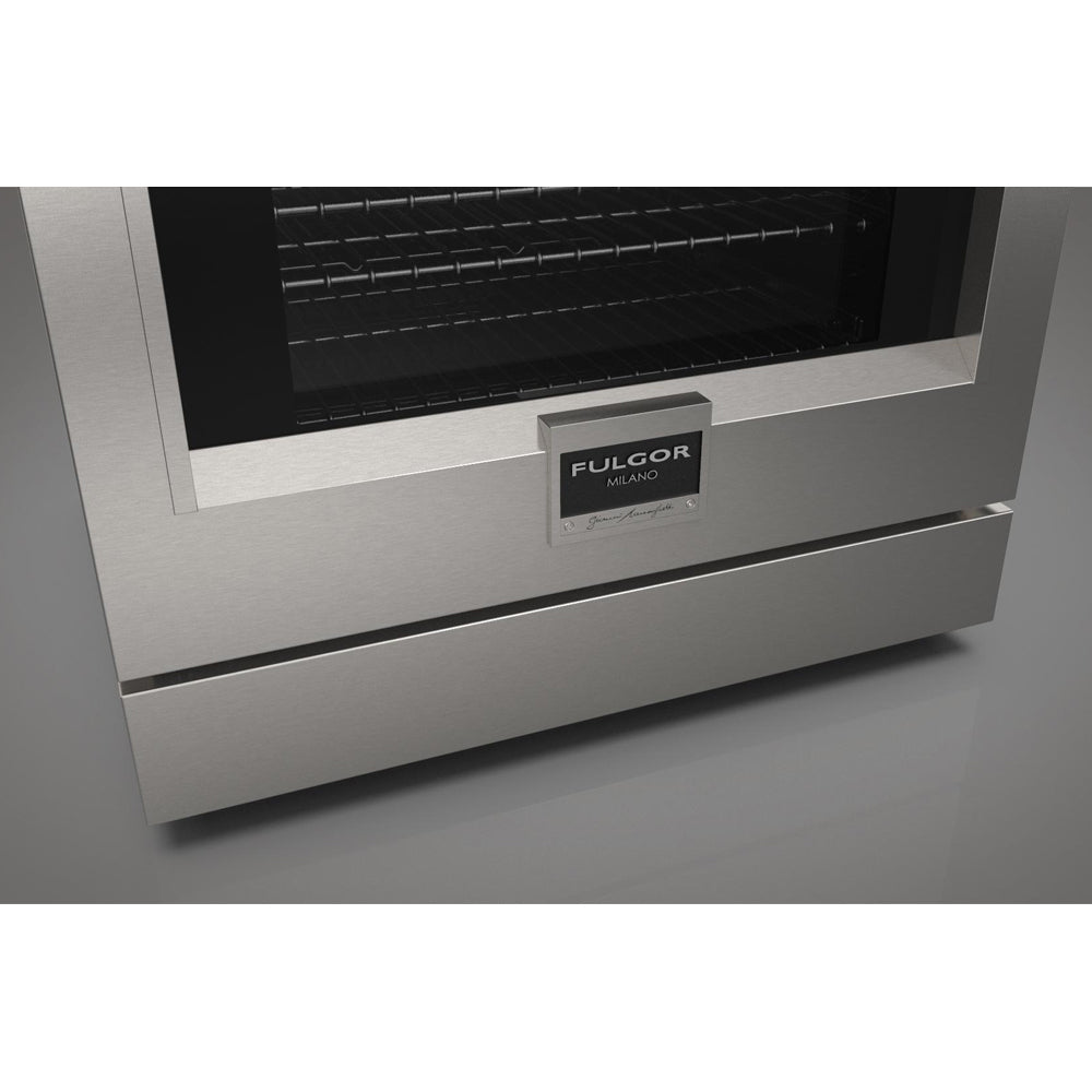 Fulgor Milano 30-Inch 600 Series Pro All Gas Range - 4 Stainless Steel Burners (F6PGR304S2) | Professional Kitchen Appliance for Home Chefs & Cooking Enthusiasts