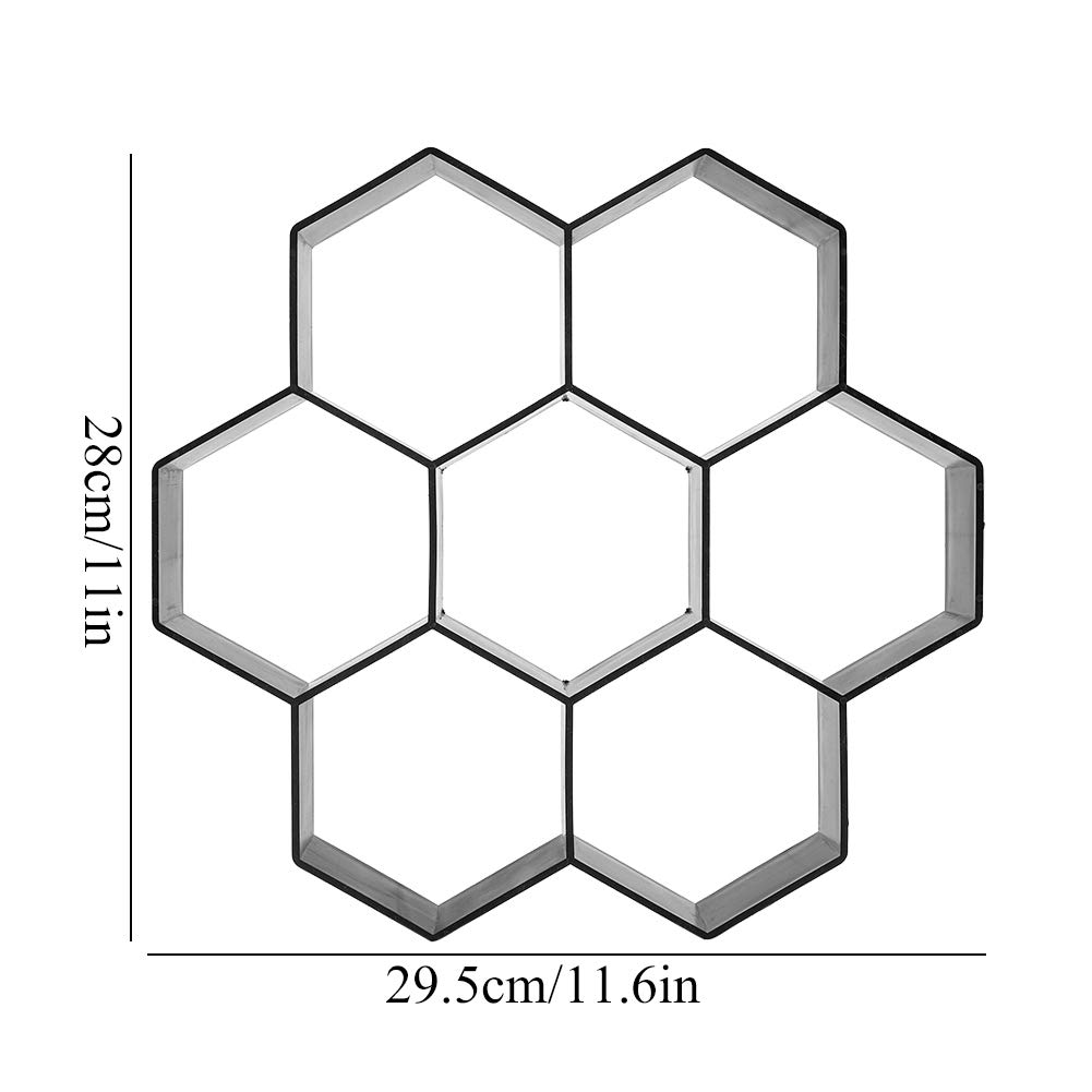 Reusable Concrete Stepping Stone Molds for DIY Walkway, Patio & Garden - Durable Cement Pavement Molds for Yard, Lawn & Pathway (Perfect for Outdoor Landscaping & Home Improvement Projects)