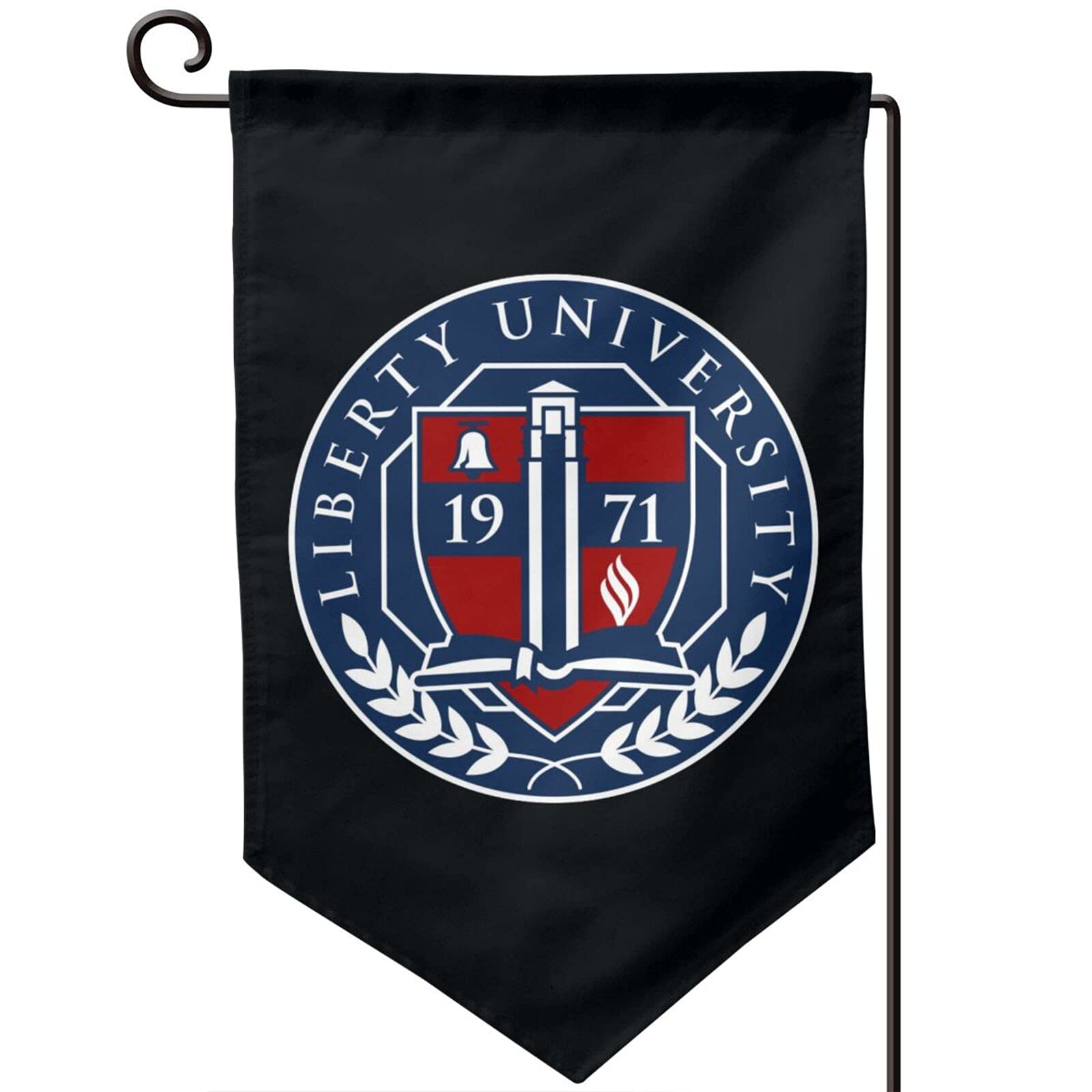Liberty University Double-Sided Garden Flag - Outdoor & Indoor Decorative Banner for Home, Yard, and Campus - Perfect for Game Days, Alumni Events, and School Spirit Displays