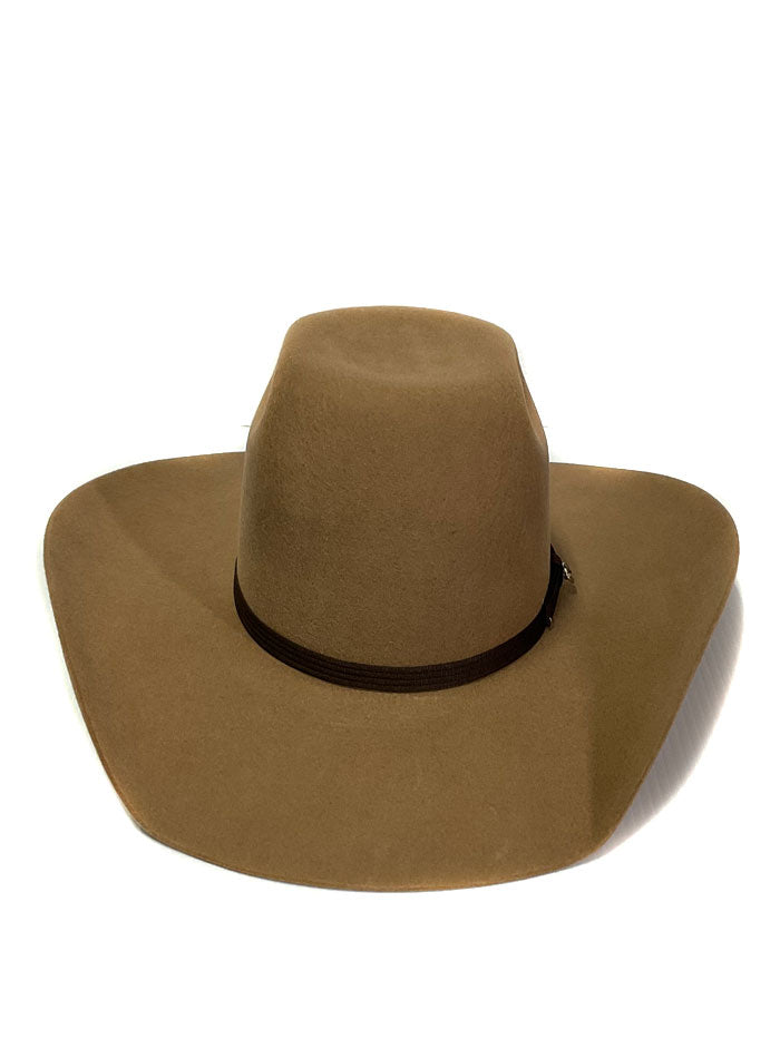 Resistol RWHODM 9042P5 Hooey Day Money Western Felt Cowboy Hat in Pecan Brown - Perfect for Rodeo, Country Music Festivals & Outdoor Adventures