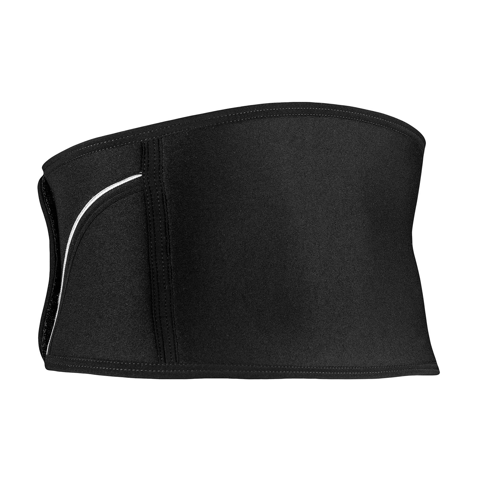 Rehband Black Lower Back Support Belt - 5mm SBR/Neoprene Lumbar Brace for Pain Relief & Spine Stabilization - Medium Size for Men & Women - Ideal for Weightlifting, CrossFit, Workouts & Daily Activities