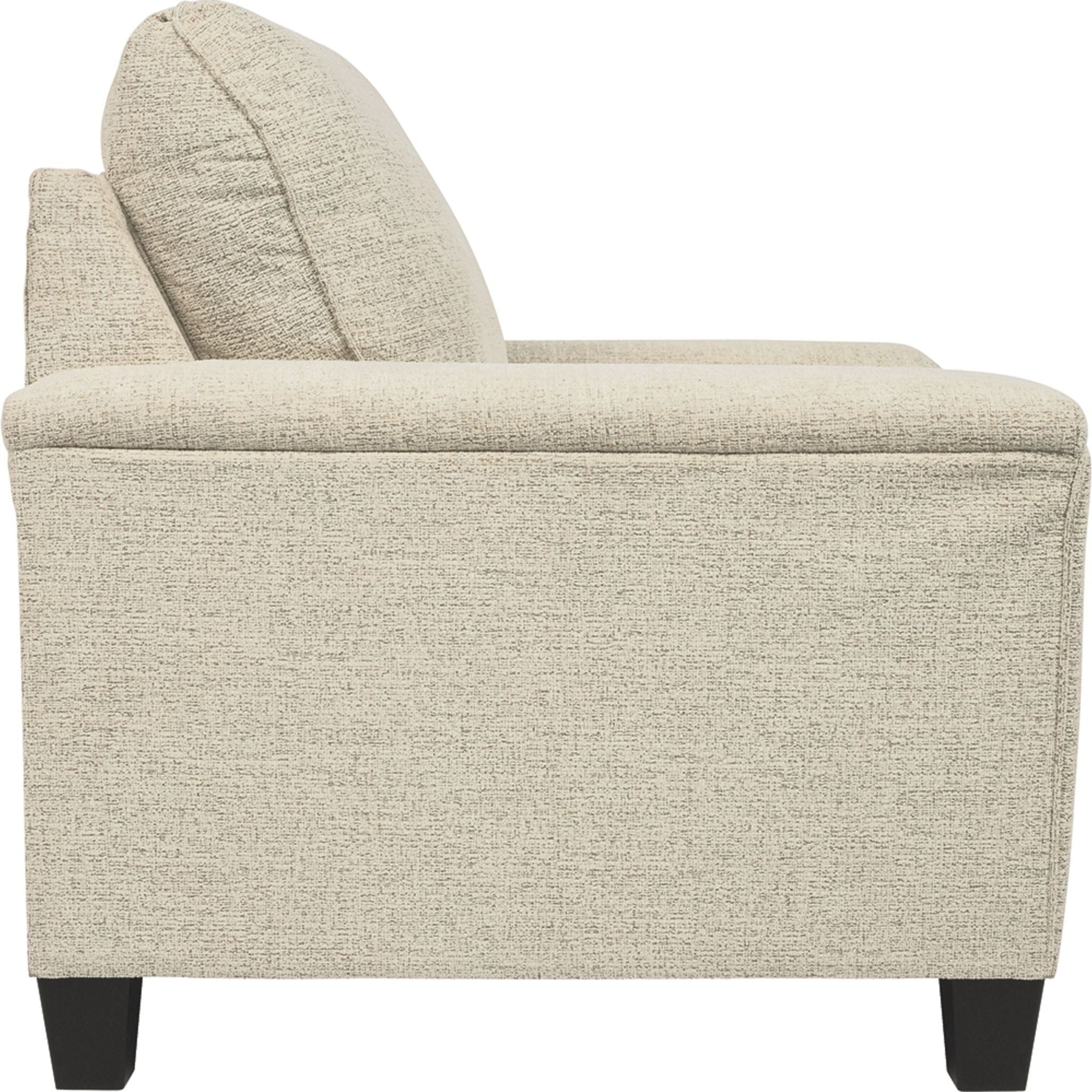 Abinger Chair Smoke - Modern Accent Chair with Comfortable Cushioning for Living Room, Bedroom, or Office