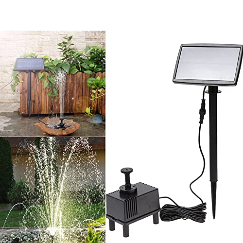Solar Powered Submersible Water Pump for Garden, Pool, Pond, and Patio Decoration - 5M Cord - Ideal for Outdoor Water Features, Bird Baths, and Landscape Design