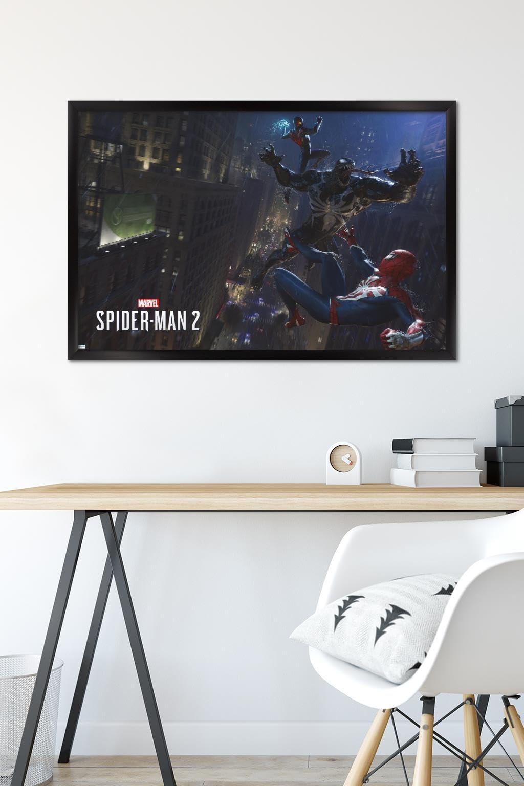 Marvel's Spider-Man 2 vs Venom Framed Wall Poster - 34