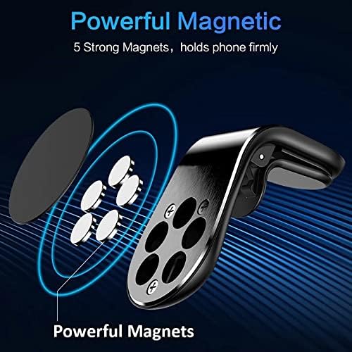 Universal Magnetic Car Phone Holder - Strong Vent & Dashboard Mount - Hands-Free Phone Stand for iPhone, Samsung, Google Pixel - Perfect for Driving, GPS Navigation & Road Trips