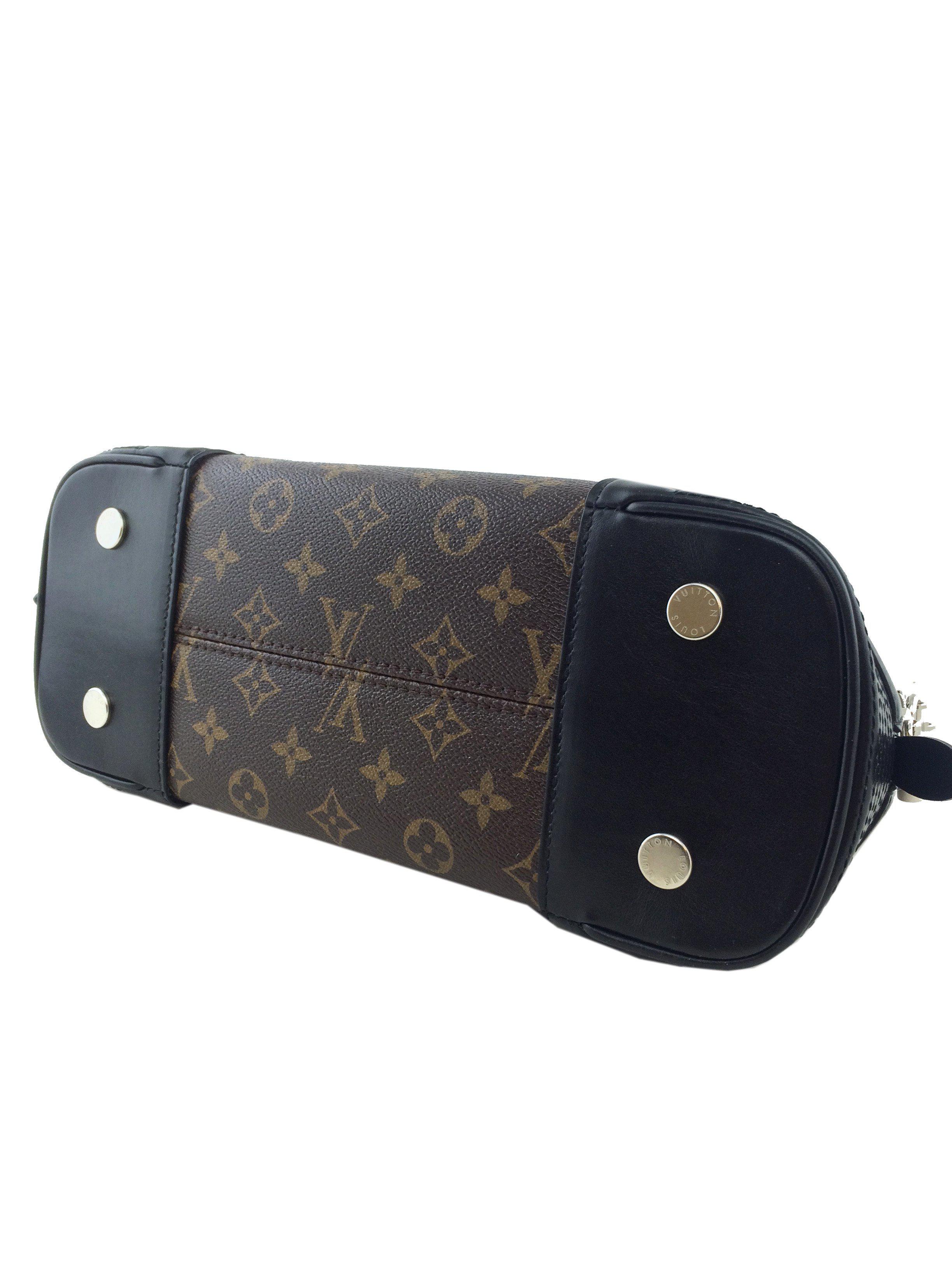Authentic Louis Vuitton Limited Edition Shiny Monogram Canvas Alma PM Handbag - Luxury Designer Shoulder Bag for Women, Perfect for Parties, Date Nights & Special Occasions