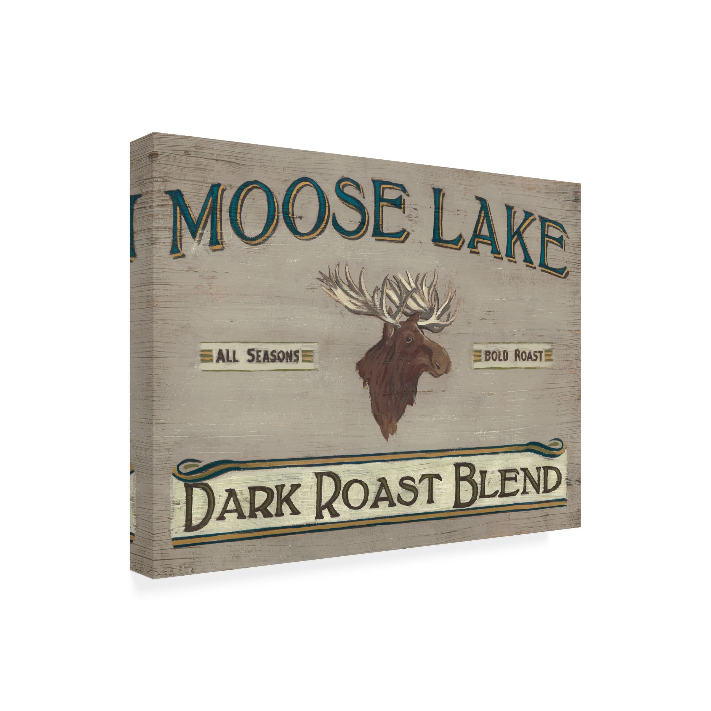 Trademark Fine Art 'Lodge Coffee III' Canvas Wall Art Print by June Erica Vess - Perfect for Living Room, Bedroom & Office Decor