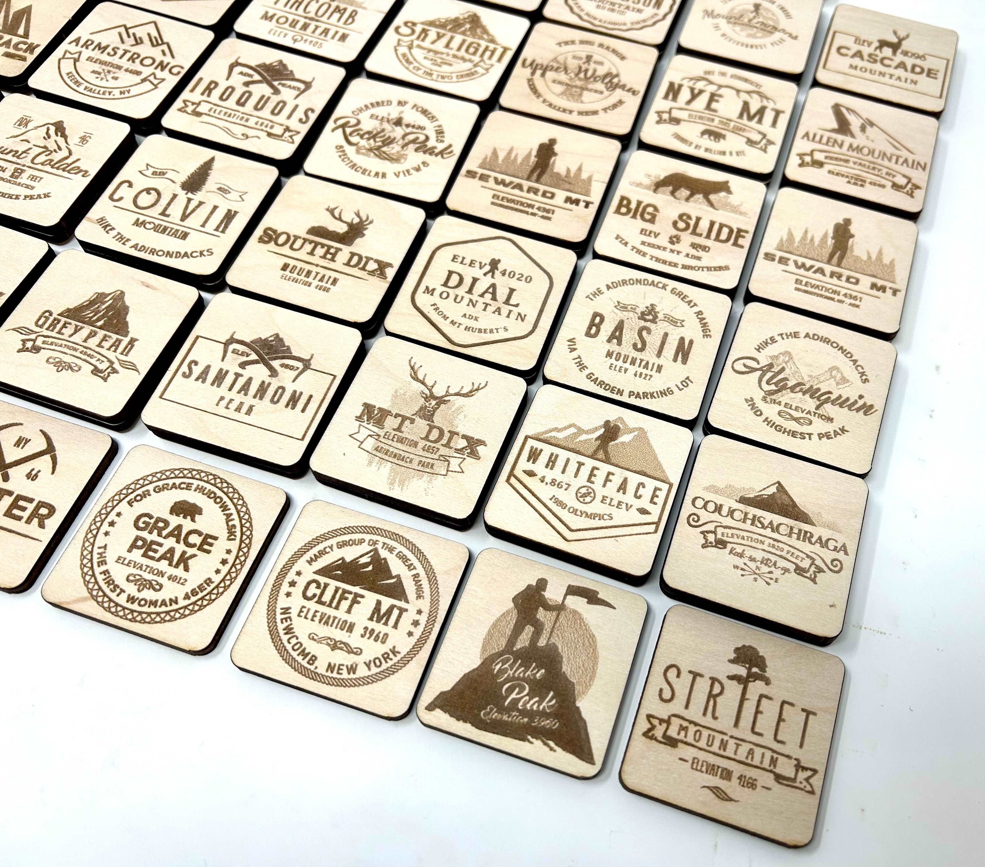 Adirondack Peaks Refrigerator Magnets - Scenic Mountain Fridge Magnets for Kitchen, Office & Travel - Perfect for Home Decor, Souvenirs & Gifts