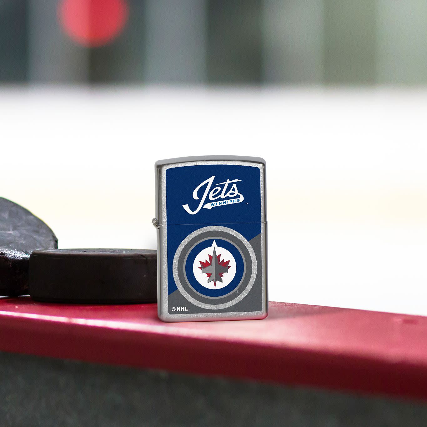 Winnipeg Jets Color Image Street Chrome - Premium NHL Hockey Team Decal for Cars, Laptops, and Windows - Show Your Team Spirit Anywhere