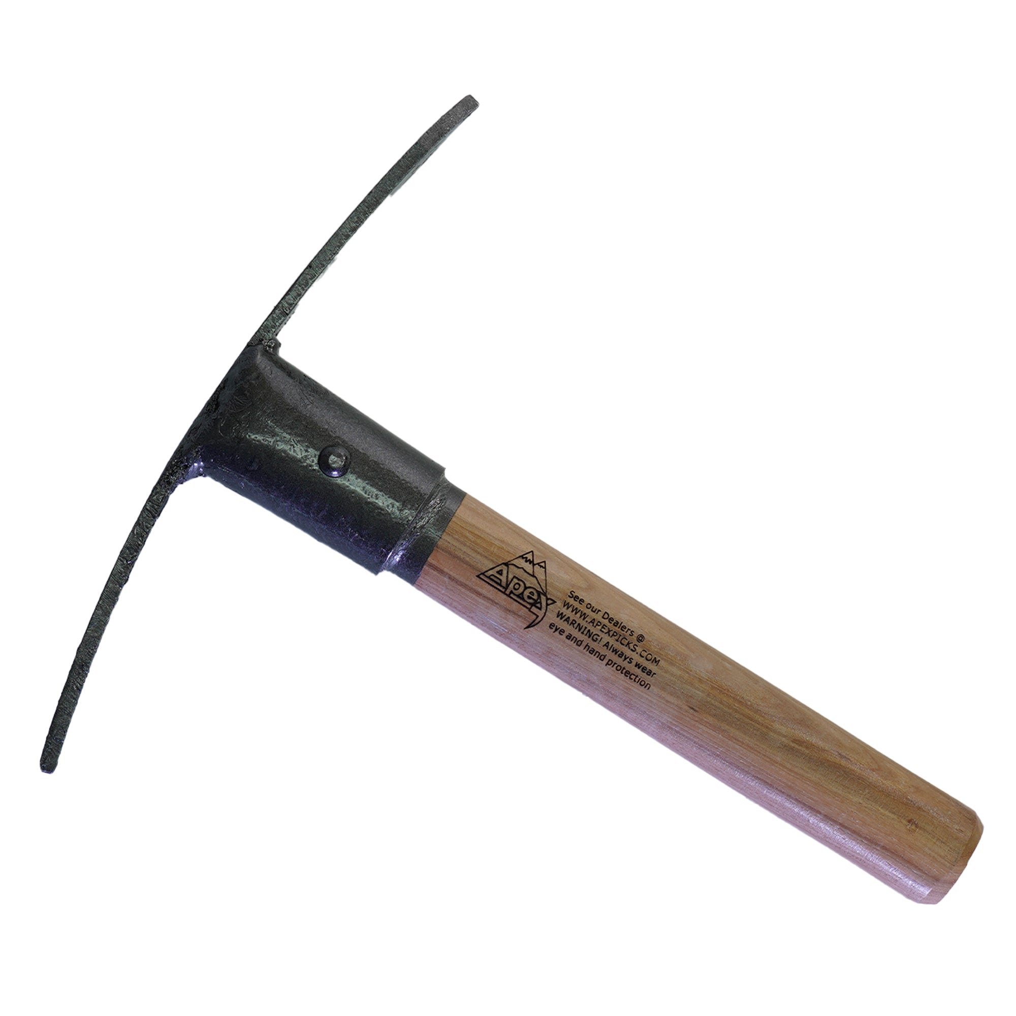Apex Pick Ferret Crevice Tool - 12 Inch Hickory Handle for Rock Climbing, Mining & Outdoor Adventures