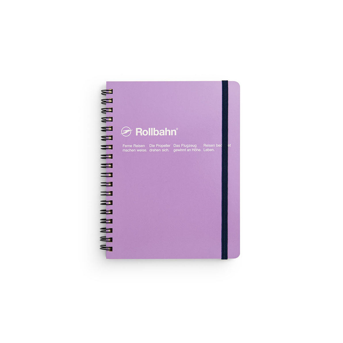 Rollbahn Large Spiral Notebook - A5 Size, 100 Sheets, Durable Cover - Perfect for School, Office & Journaling