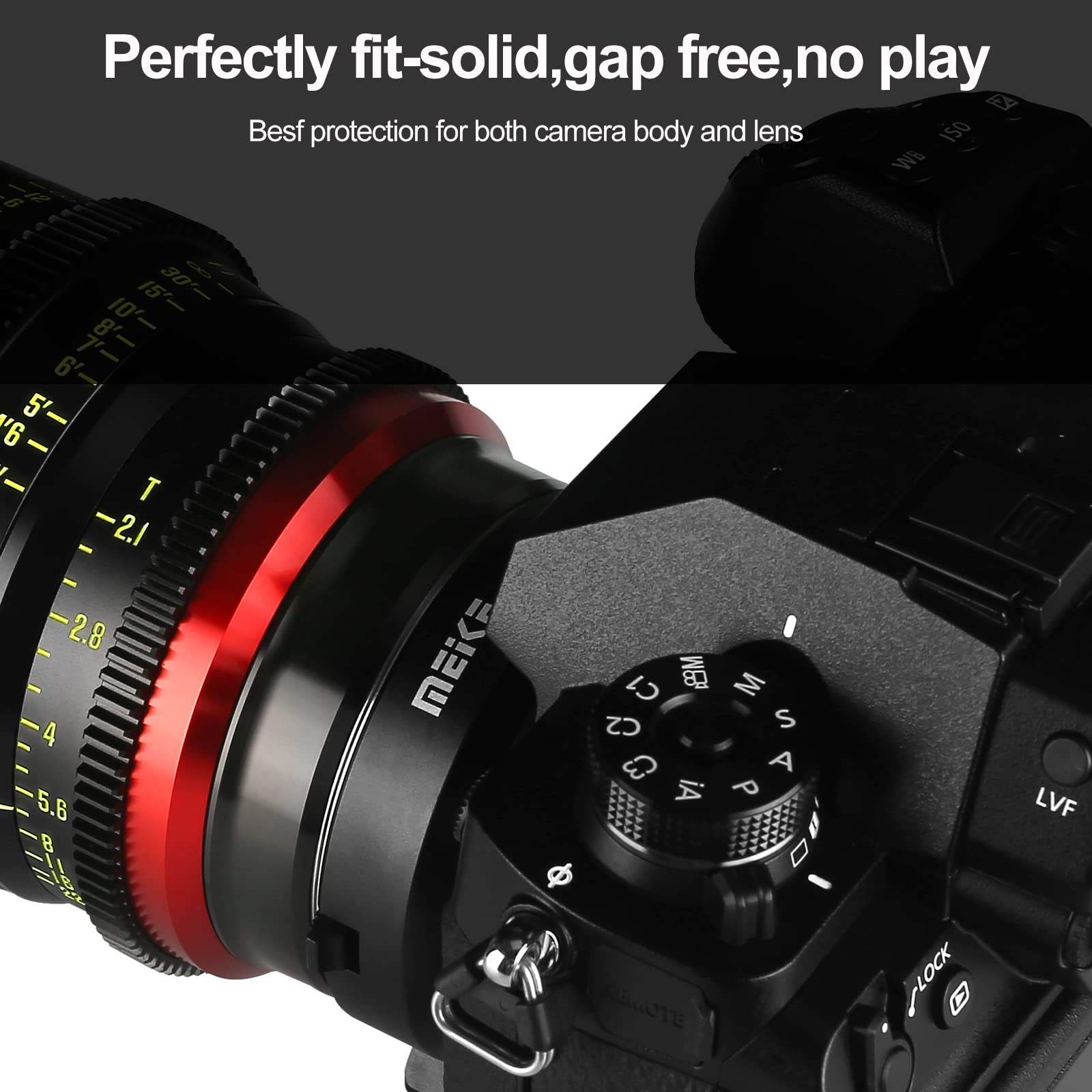 Meike MK-EFTL Metal Lens Adapter - EF to L Mount Converter for Panasonic, Sigma, Leica Mirrorless Cameras | Manual Focus Adapter for Canon EF Lenses | Perfect for Photography & Videography