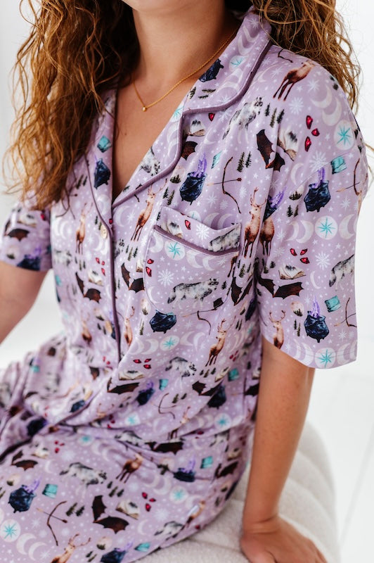 To The Stars Women's Sleep Shirt - Soft & Comfortable Nightwear for Lounge & Sleep - Perfect for Relaxing at Home or Overnight Travel