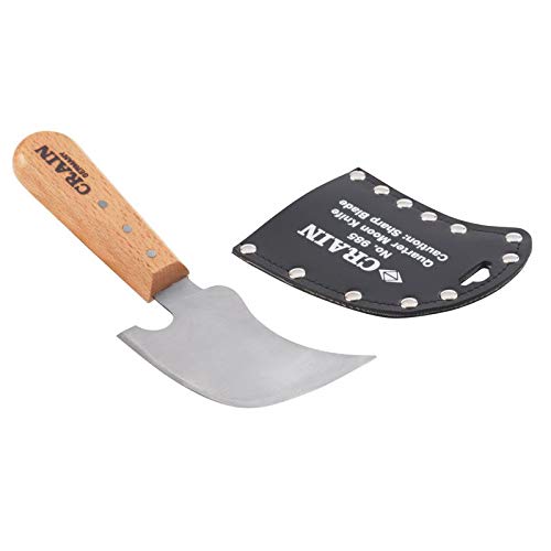 Crain 985 Quarter Moon Knife - Professional Stainless Steel Blade for Butchering, Meat Cutting & Food Prep | Ideal for Chefs, Butchers & Home Cooking