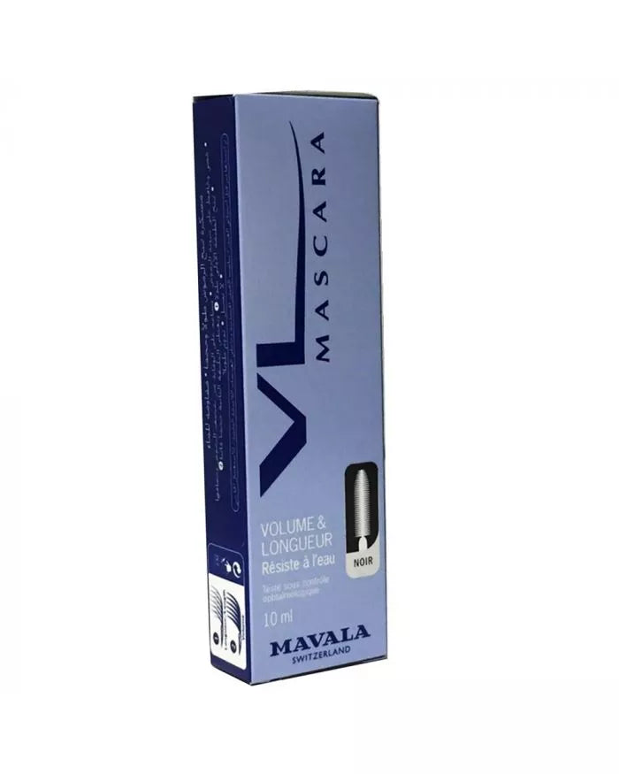 Mavala Volume Mascara 10 mL - Lengthening & Volumizing Waterproof Mascara for Dramatic Lashes | Perfect for Daytime Wear & Special Occasions