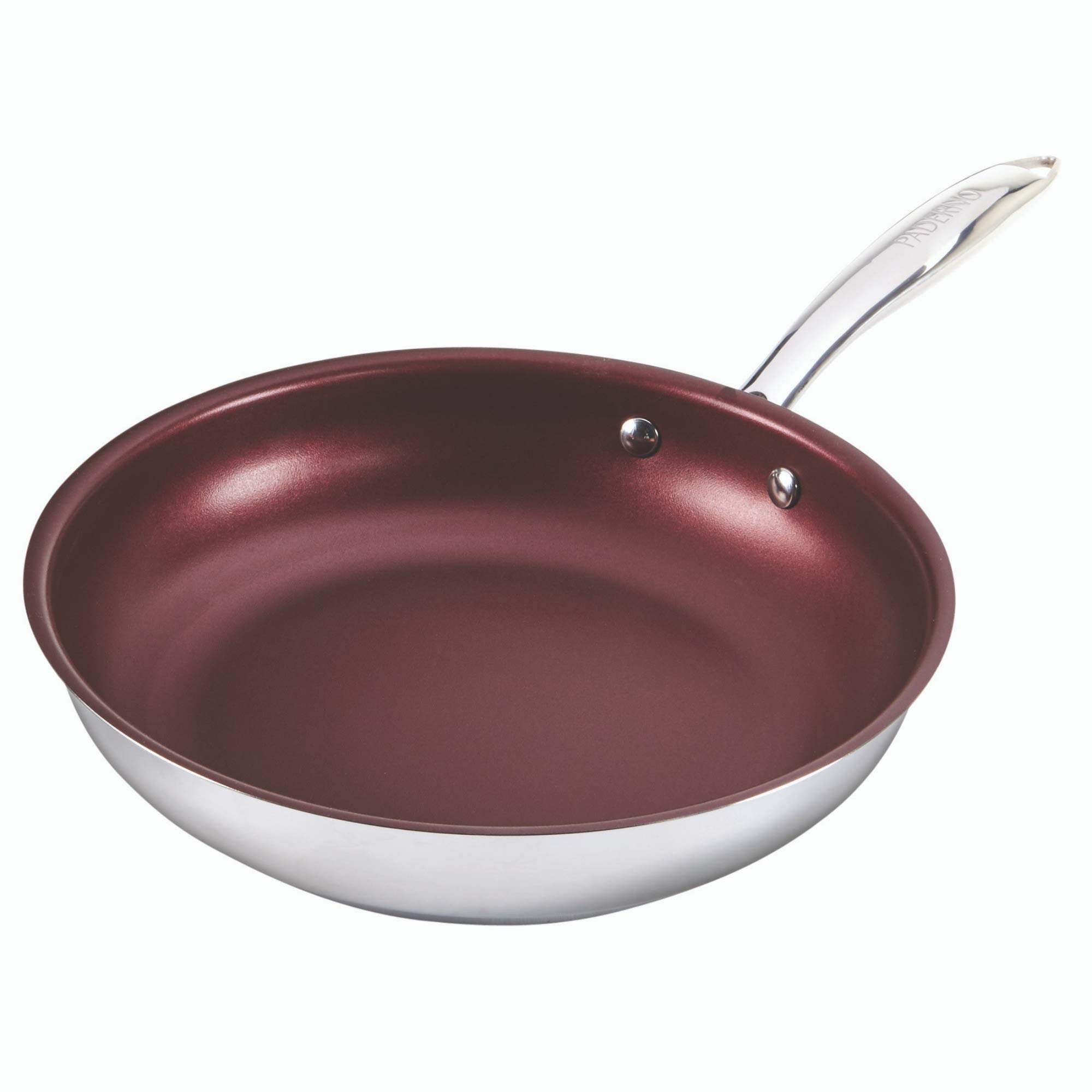 Premium Canadian Signature Frying Pan - 11 Inch Stainless Steel Nonstick Skillet with Riveted Stay-Cool Handles | PFOA-Free Cookware for Healthy Cooking | Perfect for Sautéing, Frying & Pancakes