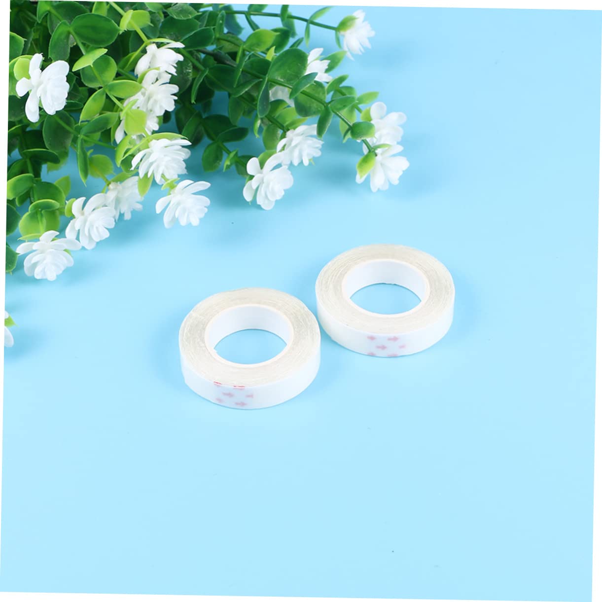 Premium Minkissy Double Sided Hair Extension Tape - 2 Rolls White Wig Adhesive for Hand-Woven Wigs & Extensions | Strong Hold, Easy Application | Perfect for Salon Professionals & DIY Hair Styling at Home