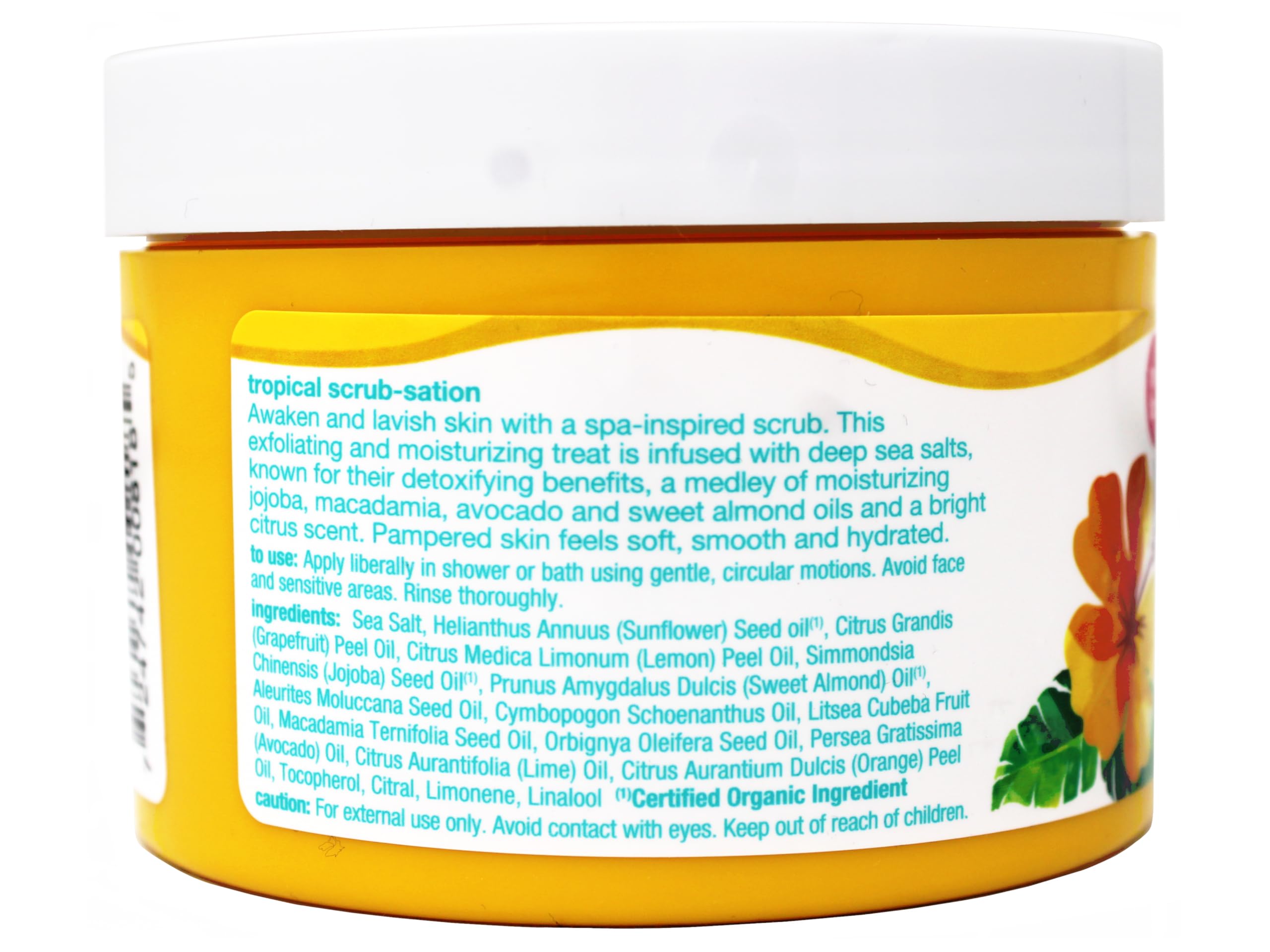 Alba Botanica Sea Salt Body Scrub - Exfoliating & Moisturizing for Smooth Skin - 14.5 oz - Perfect for Spa Day & At-Home Self Care