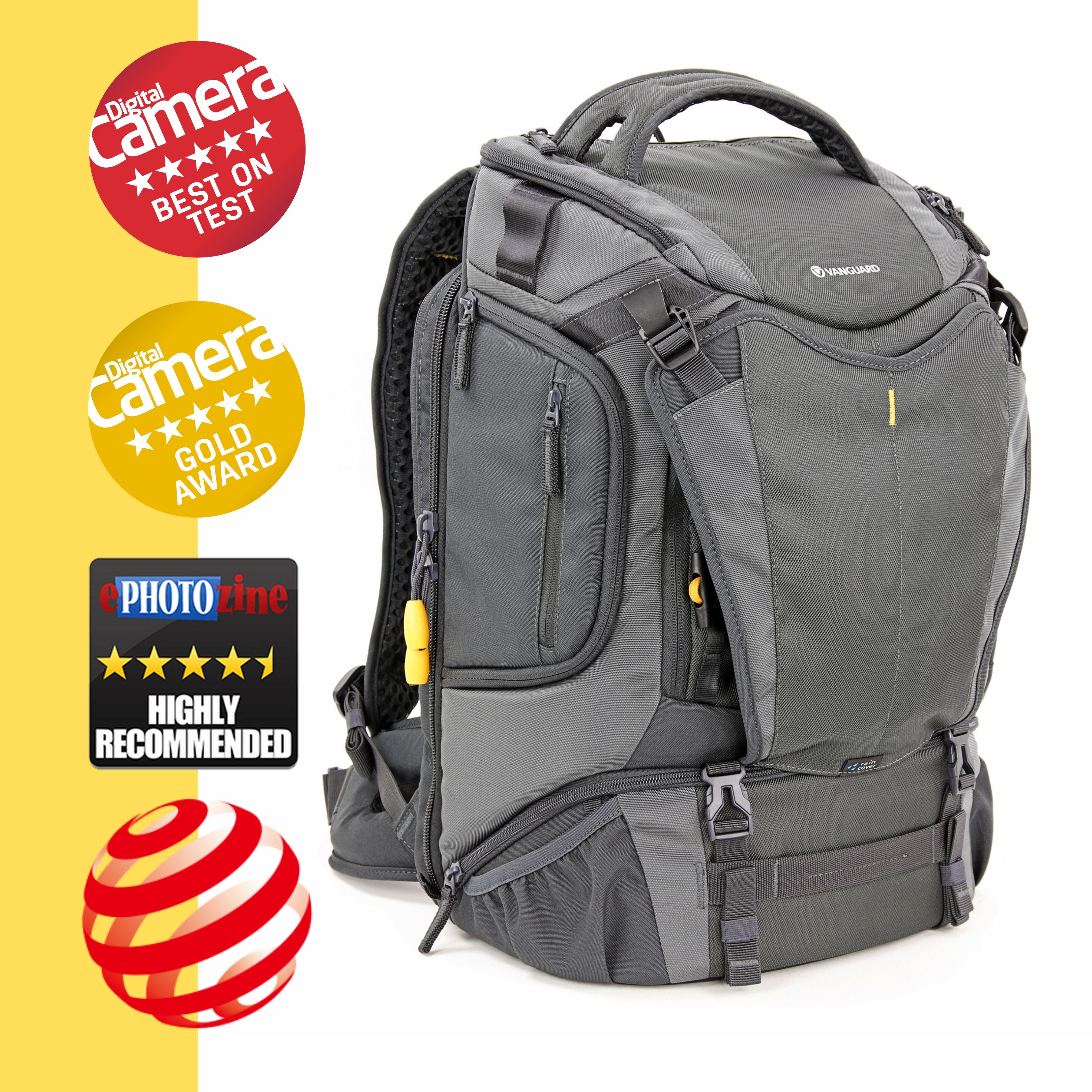 Alta Sky 51D DSLR Camera Backpack - Waterproof Professional Photography Bag for Travel & Hiking (Black/Gray) - Perfect for Photographers, Videographers & Outdoor Enthusiasts