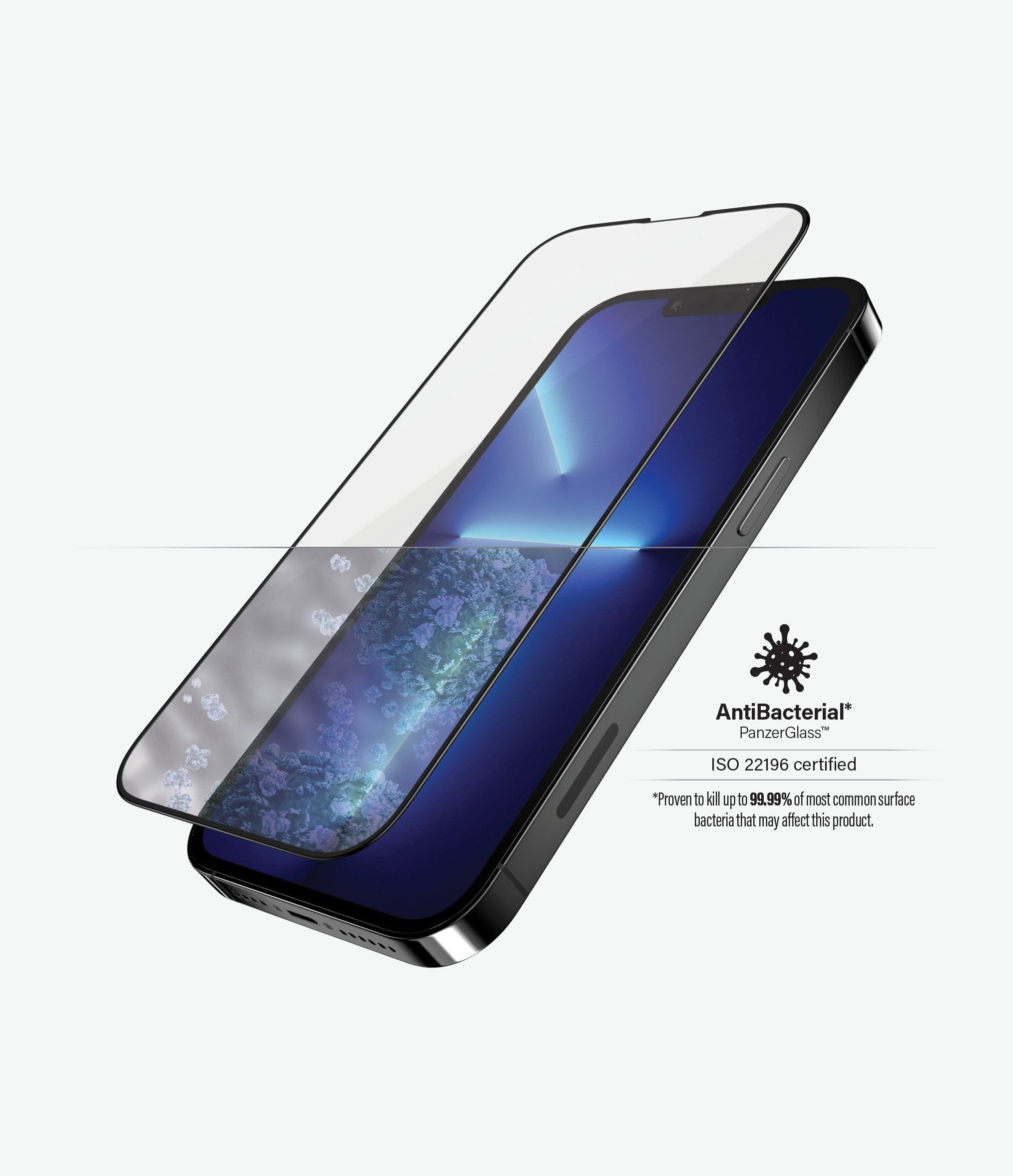 PanzerGlass CaseFriendly Black iPhone 13 Pro Max Screen Protector - Ultra Clear HD Tempered Glass with Anti-Scratch & Bubble-Free Installation - Perfect for Daily Use, Work & Outdoor Activities