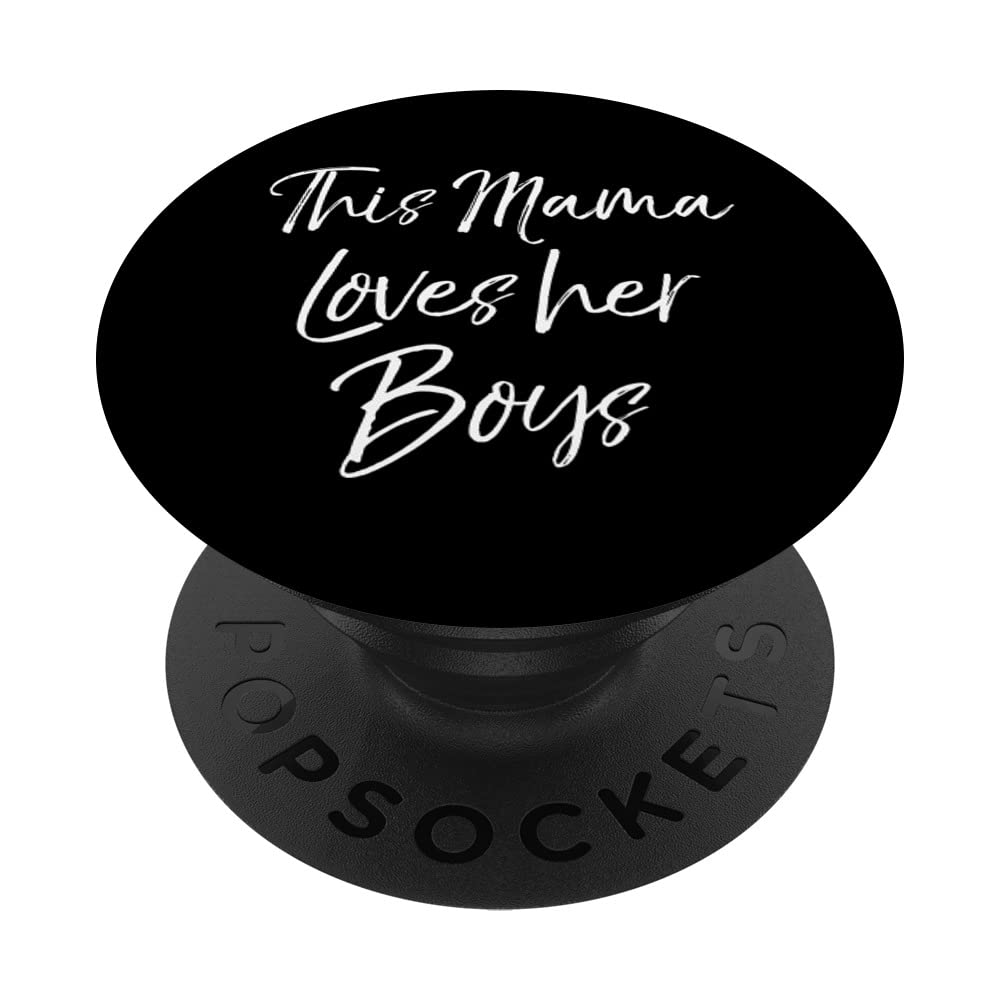 Mom of Boys Phone Case with PopGrip - Perfect for Active Moms