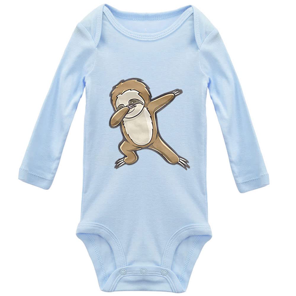 Adorable Sloth Dabbing Baby Bodysuit - Cute Infant Romper for Boys & Girls | Perfect for Playtime, Photo Shoots & Casual Outfits