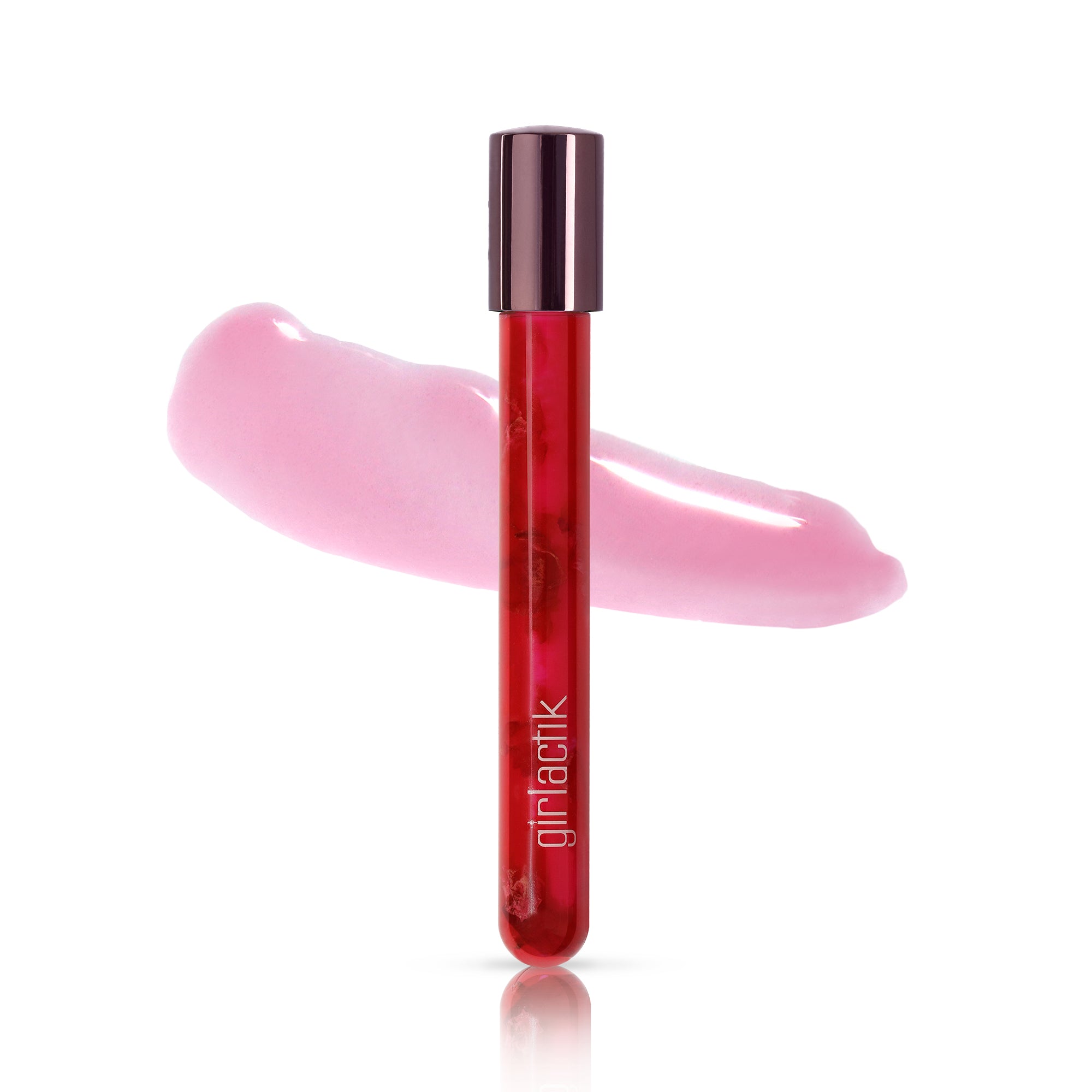 Rose Oil Tinted Lip Gloss - Hydrating & Shiny Lip Balm with Natural Petal Extract for Soft, Kissable Lips - Perfect for Daily Wear, Date Night & Special Occasions