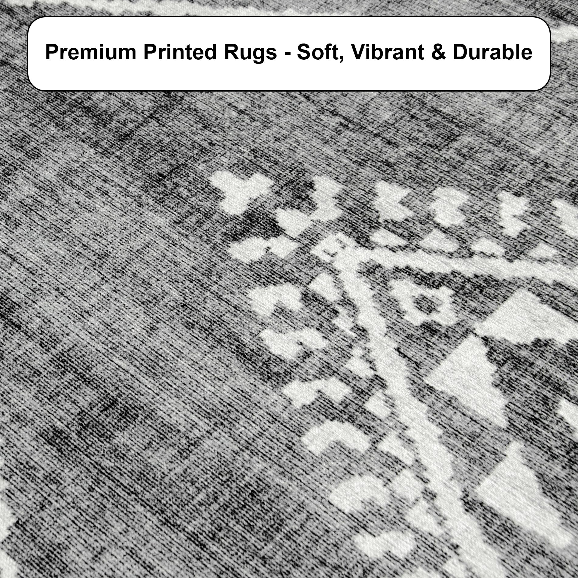 Machine Washable Area Rug 7'6
