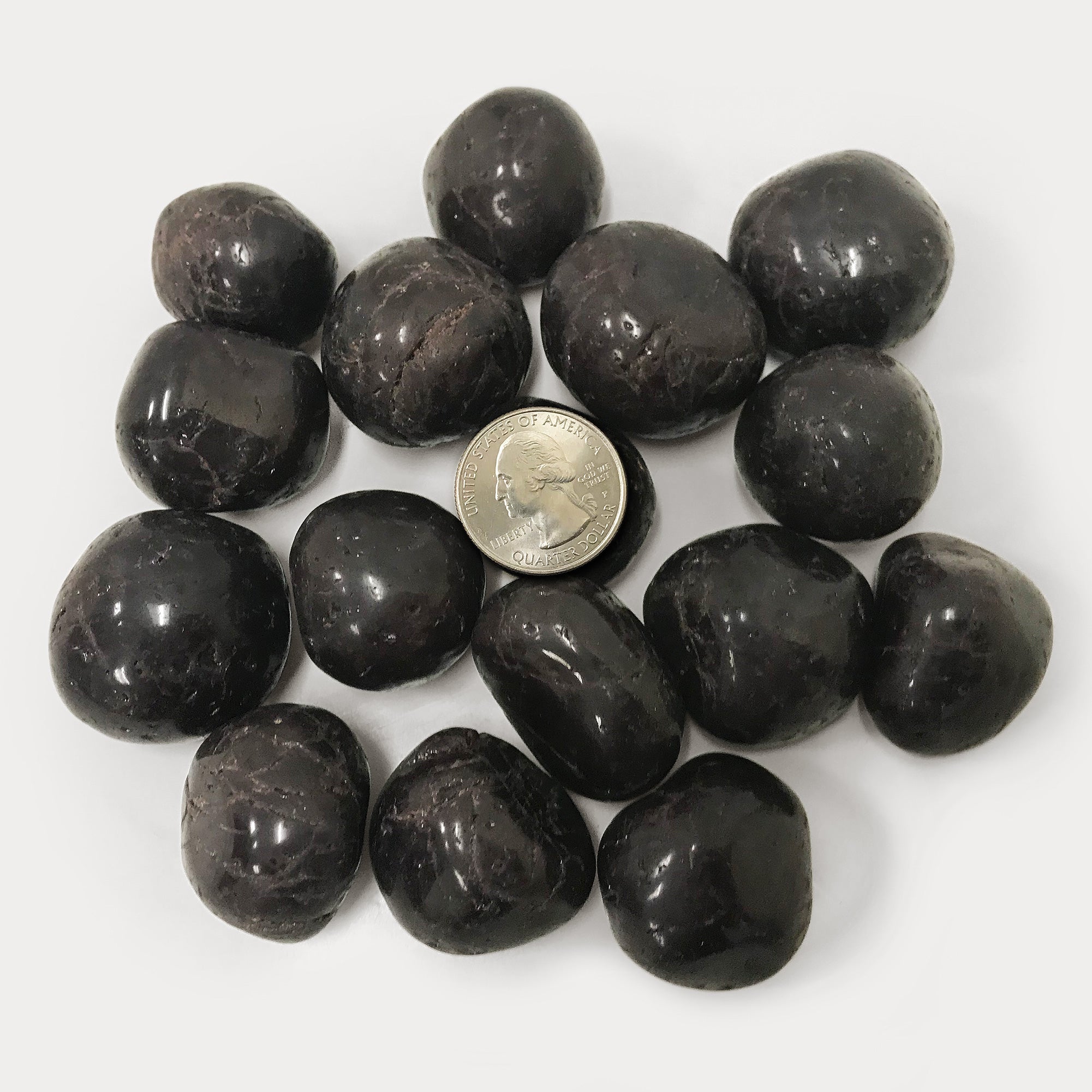 1 lb Natural Polished Garnet Gemstone Tumbled Stones - Bulk Healing Crystals for Chakra Balancing, Meditation & Jewelry Making - Perfect for Home Decor, Spiritual Gifts & Crystal Collections