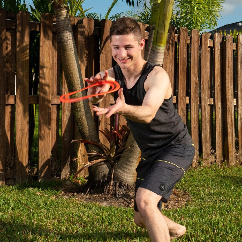 Aerobie Sprint Ring - 10 Inch Flying Disc for Outdoor Sports, Backyard Games, and Family Fun - High Performance Flying Toy for Kids and Adults