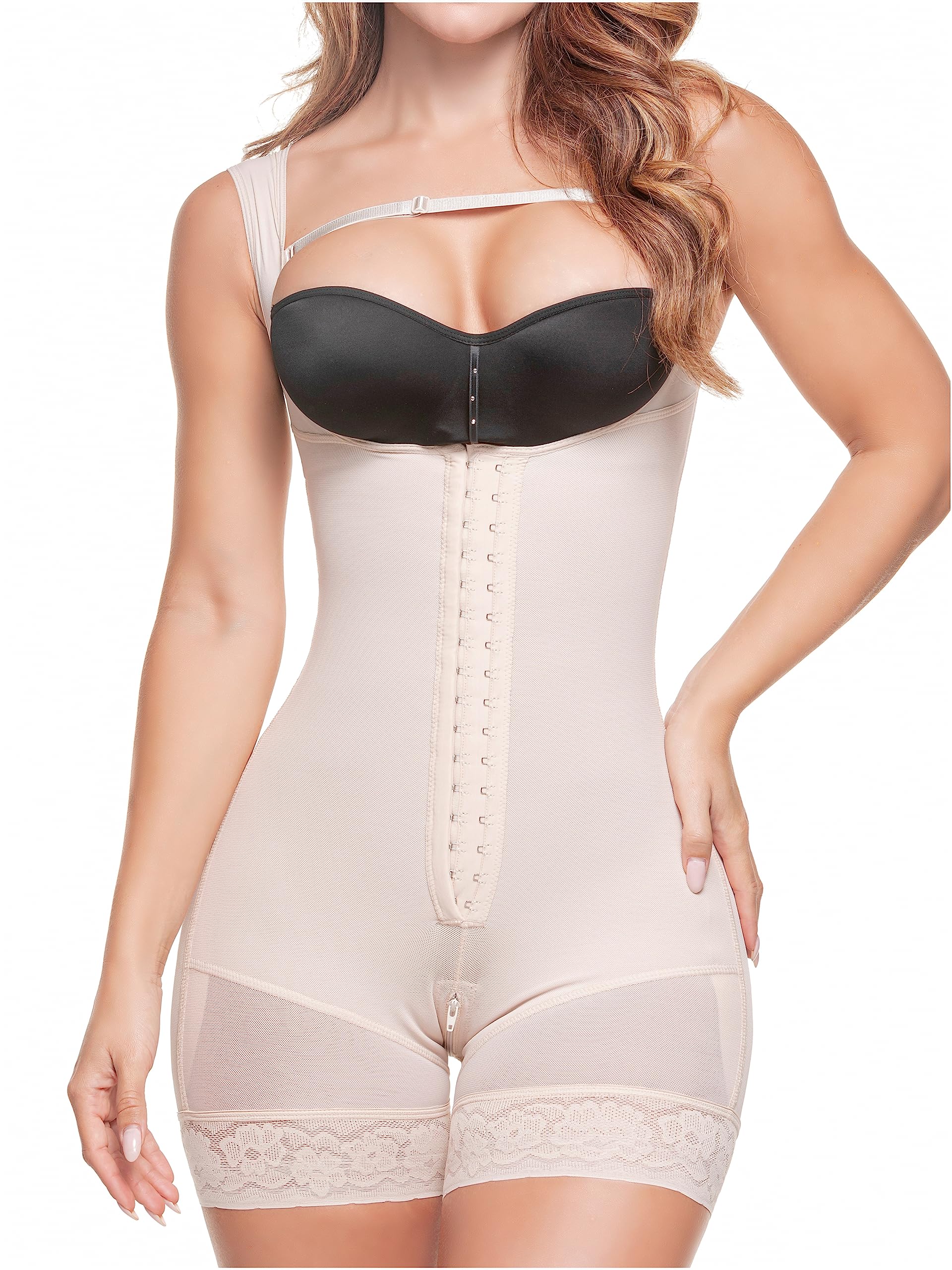 Post-Surgery Colombian Fajas Shapewear for Women - Tummy Control Bodysuit & Waist Trainer for Tummy Tuck Recovery, Workout & Everyday Wear