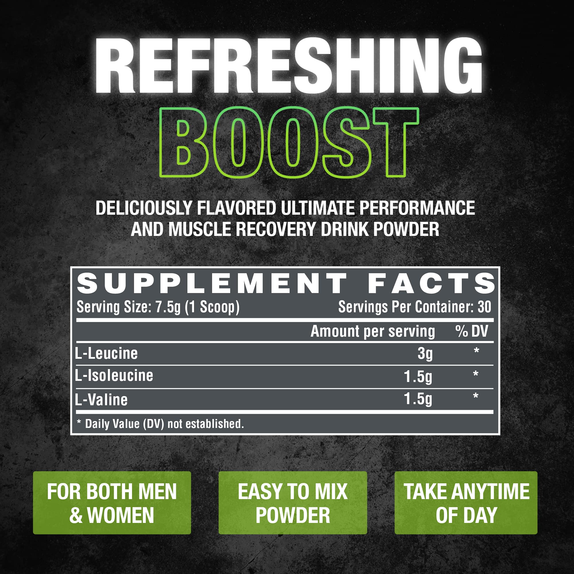 Nutrex Research BCAA Powder 6000 - 6g Branched Chain Amino Acids Supplement for Muscle Recovery & Growth - Post Workout Energy Drink with Green Apple Flavor (30 Servings) - Ideal for Gym, Fitness & Athletic Performance