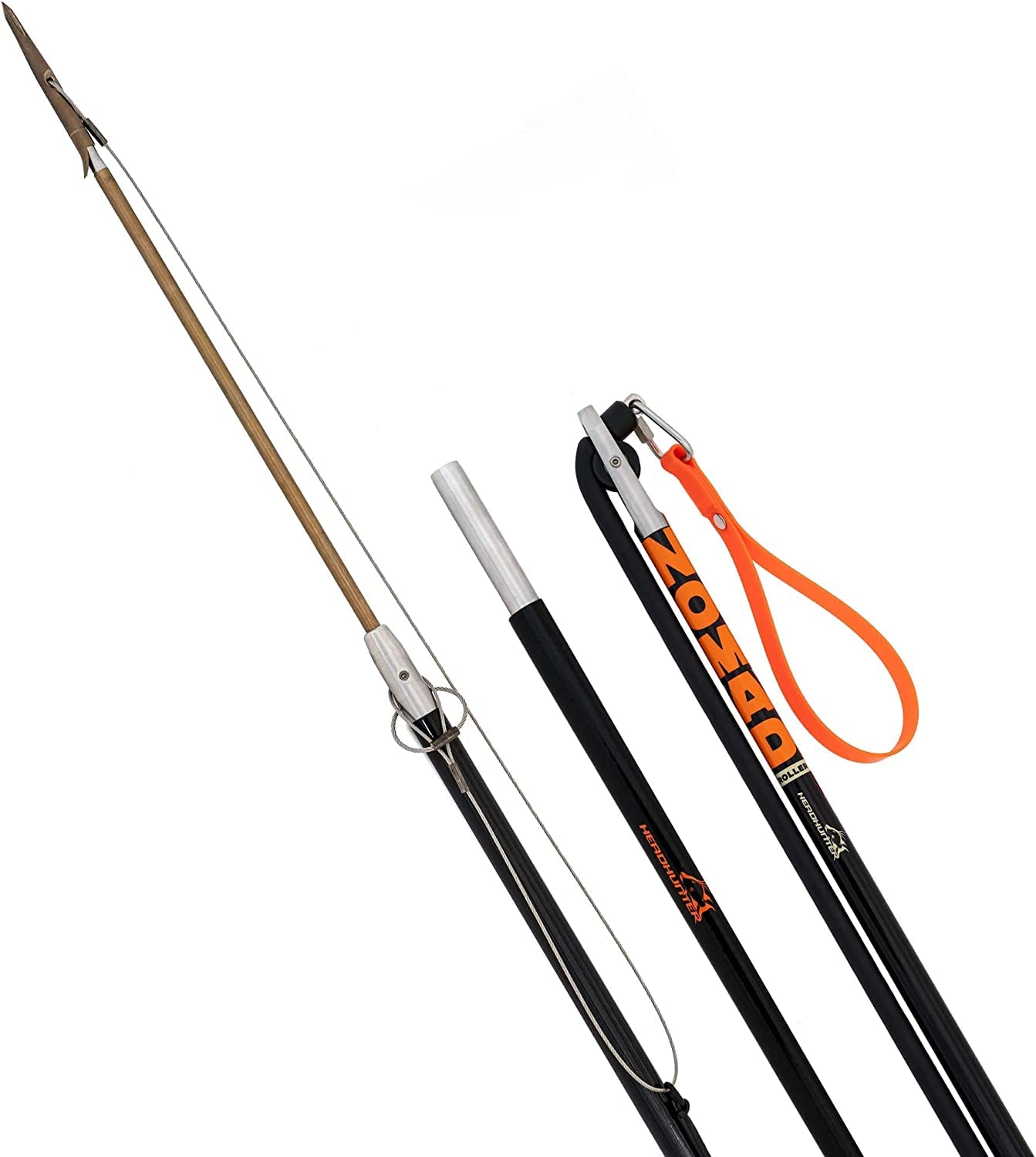 Headhunter Nomad Roller Pole Spear - High Performance Spearfishing Gear for Underwater Hunting | Perfect for Ocean, Freshwater & Reef Diving Adventures