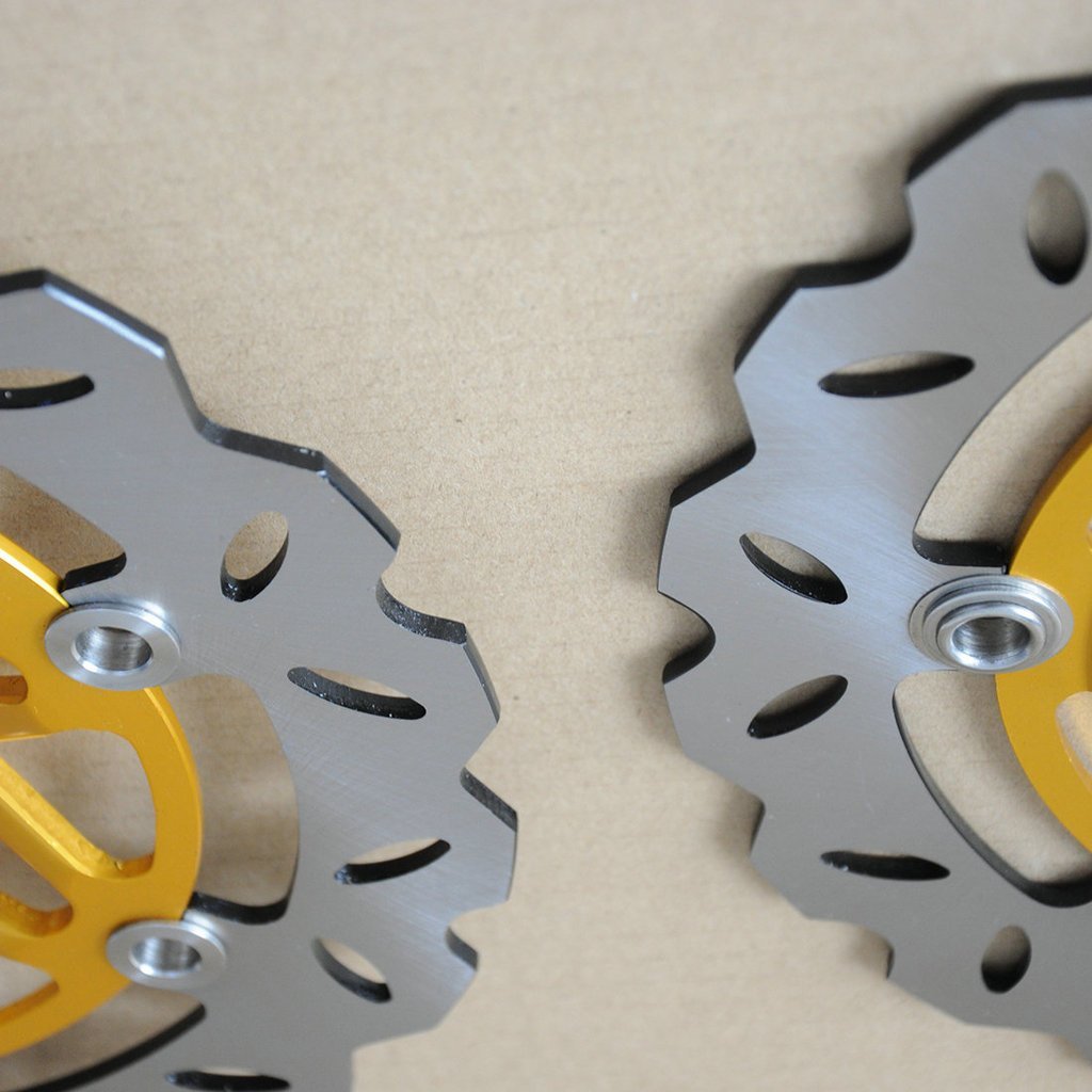 Honda CBR600 1999-2000 VFR800 CBR900 1992-1993 XL1000 Front Brake Rotor Disc Pair - High Performance Motorcycle Brake Discs for Improved Stopping Power & Safety - Perfect for Street Riding, Racing & Daily Commuting