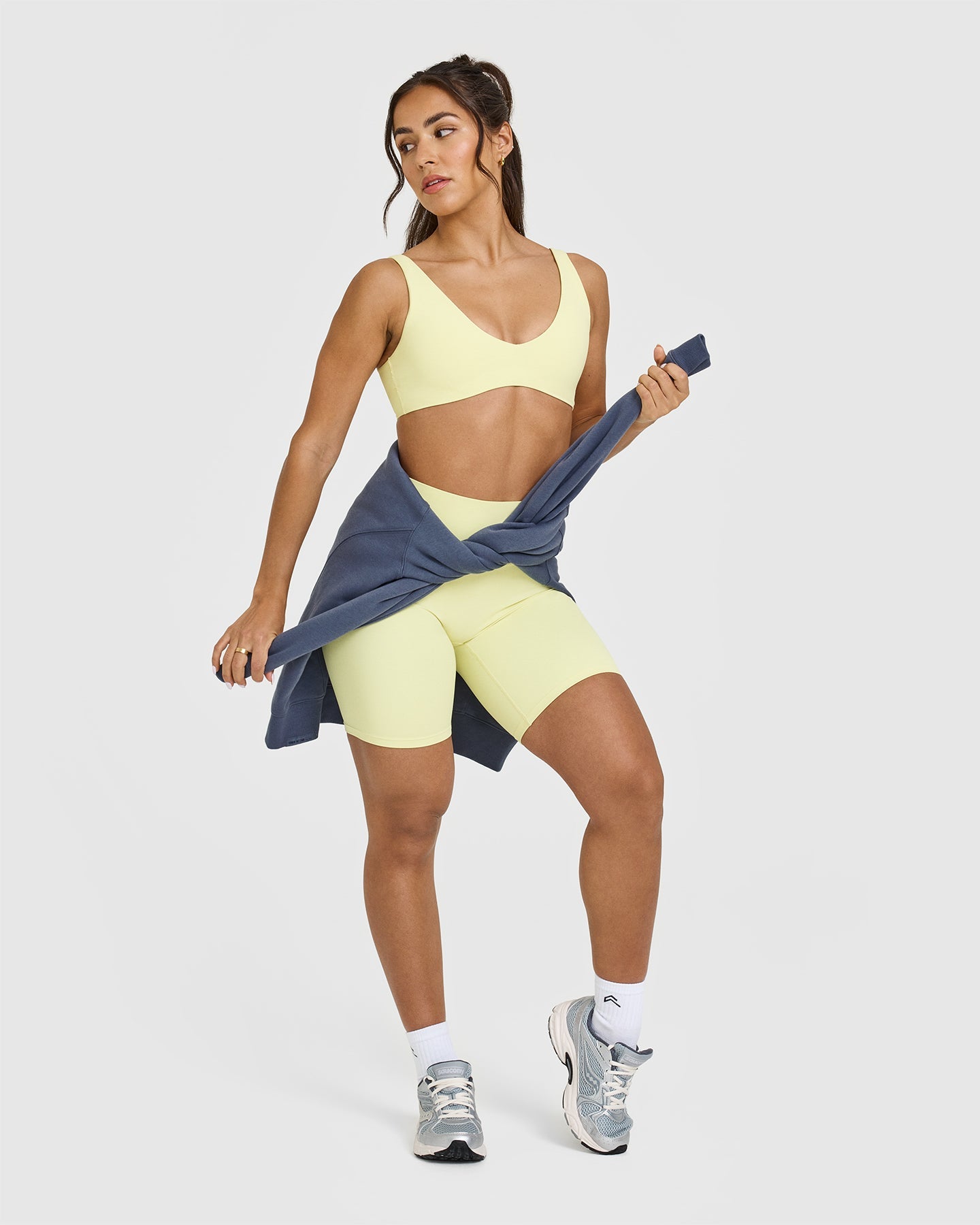 SoftMotion™ Scoop Back Bralette - Comfortable Wireless Bra in Pastel Yellow for Yoga, Lounge & Everyday Wear