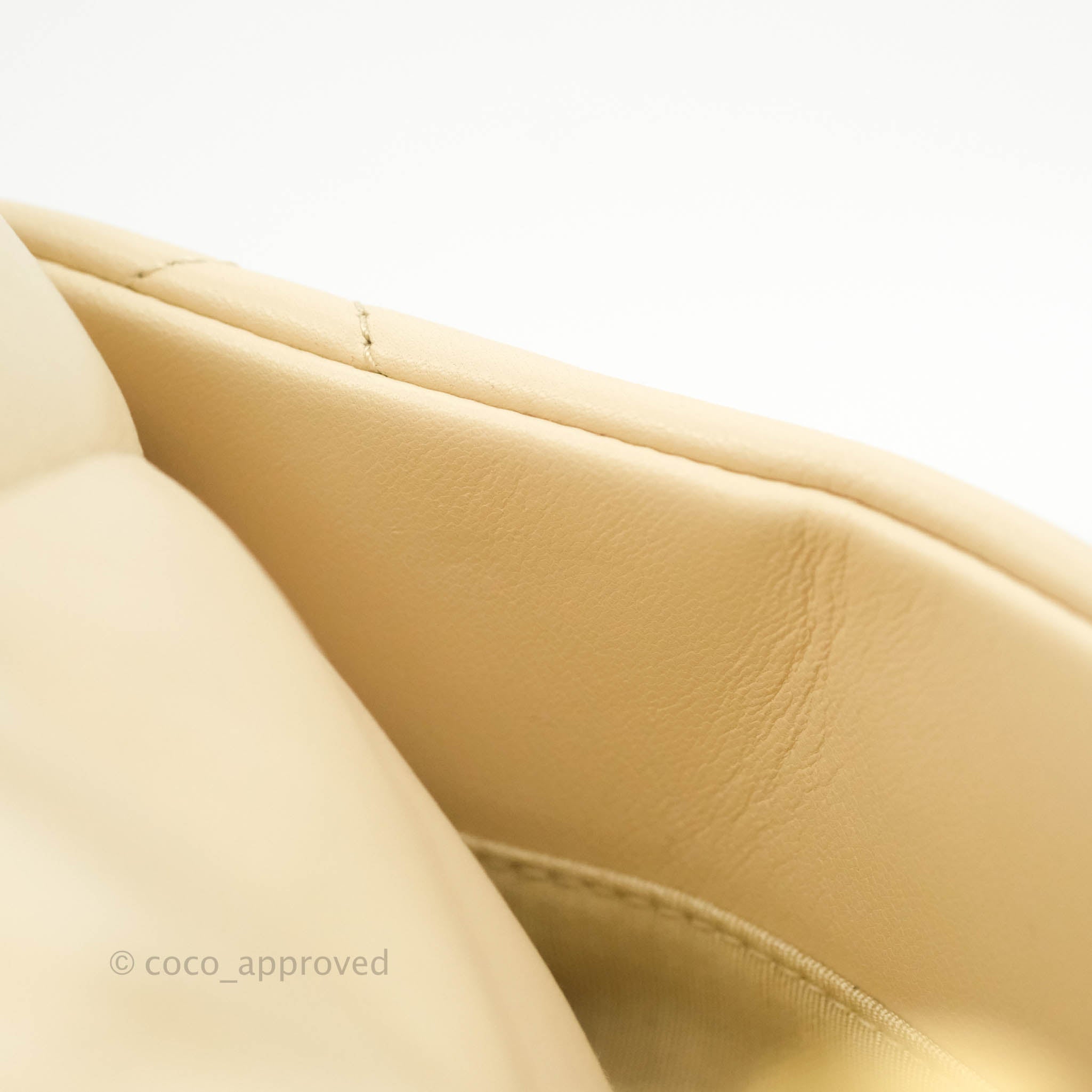 Chanel 19 Medium Flap Bag in Beige Goatskin Leather with Mixed Hardware - Perfect for Work, Travel & Luxury Everyday Use