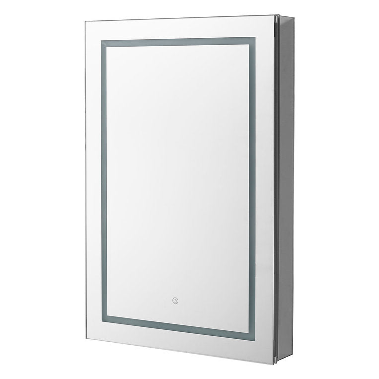 Aquadom Royale Plus 24x36 Inch LED Lighted Bathroom Medicine Cabinet with Right/Left Hinge - Perfect for Modern Bathrooms, Vanities & Home Decor