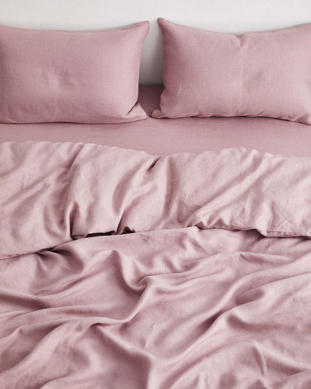 100% French Flax Linen Duvet Cover Set - Natural Lavender Color, Breathable & Soft Bedding for All Seasons | Perfect for Master Bedroom, Guest Room & Vacation Homes